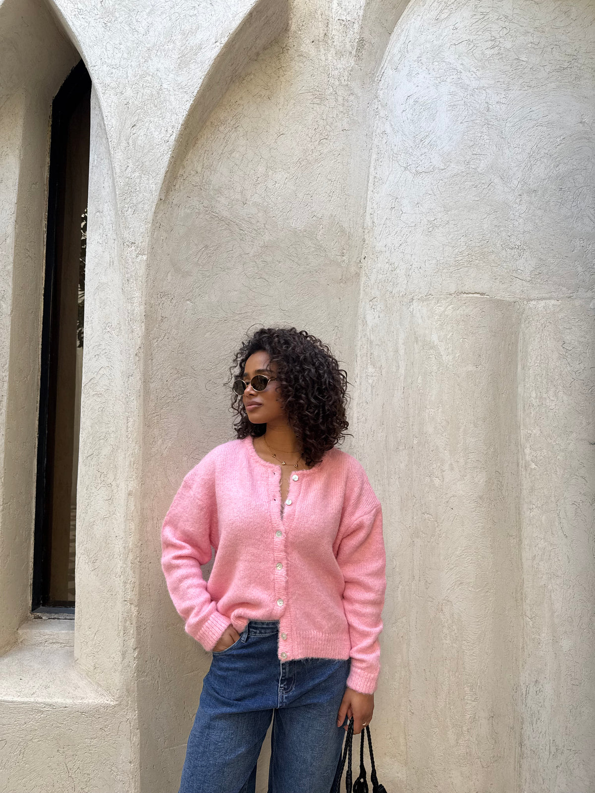 Gilet LILI rose (9970) LA PETITE PARISIENNE