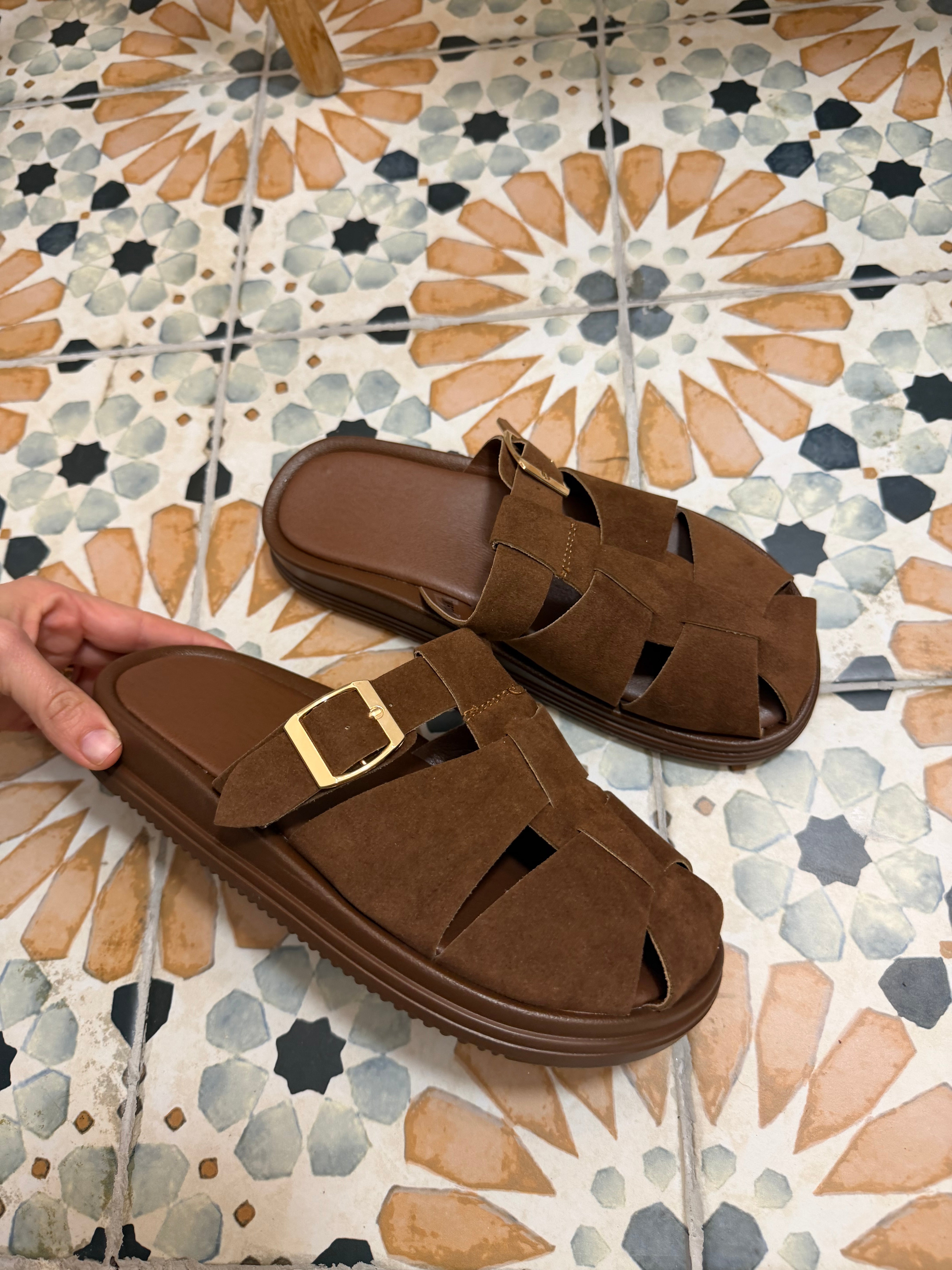 Claquette HIPIA marron