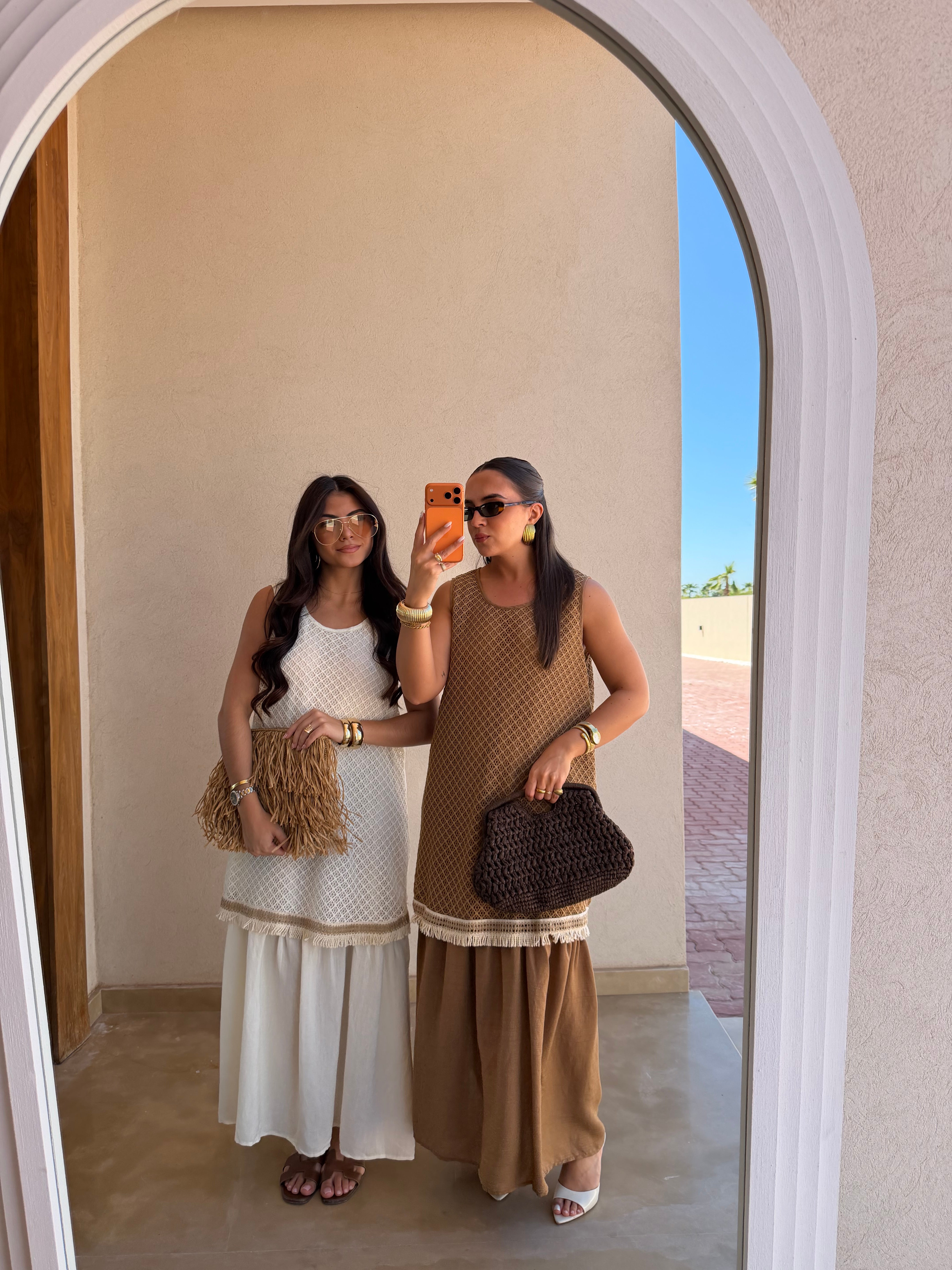 Robe avec doublure beige (K6-03)