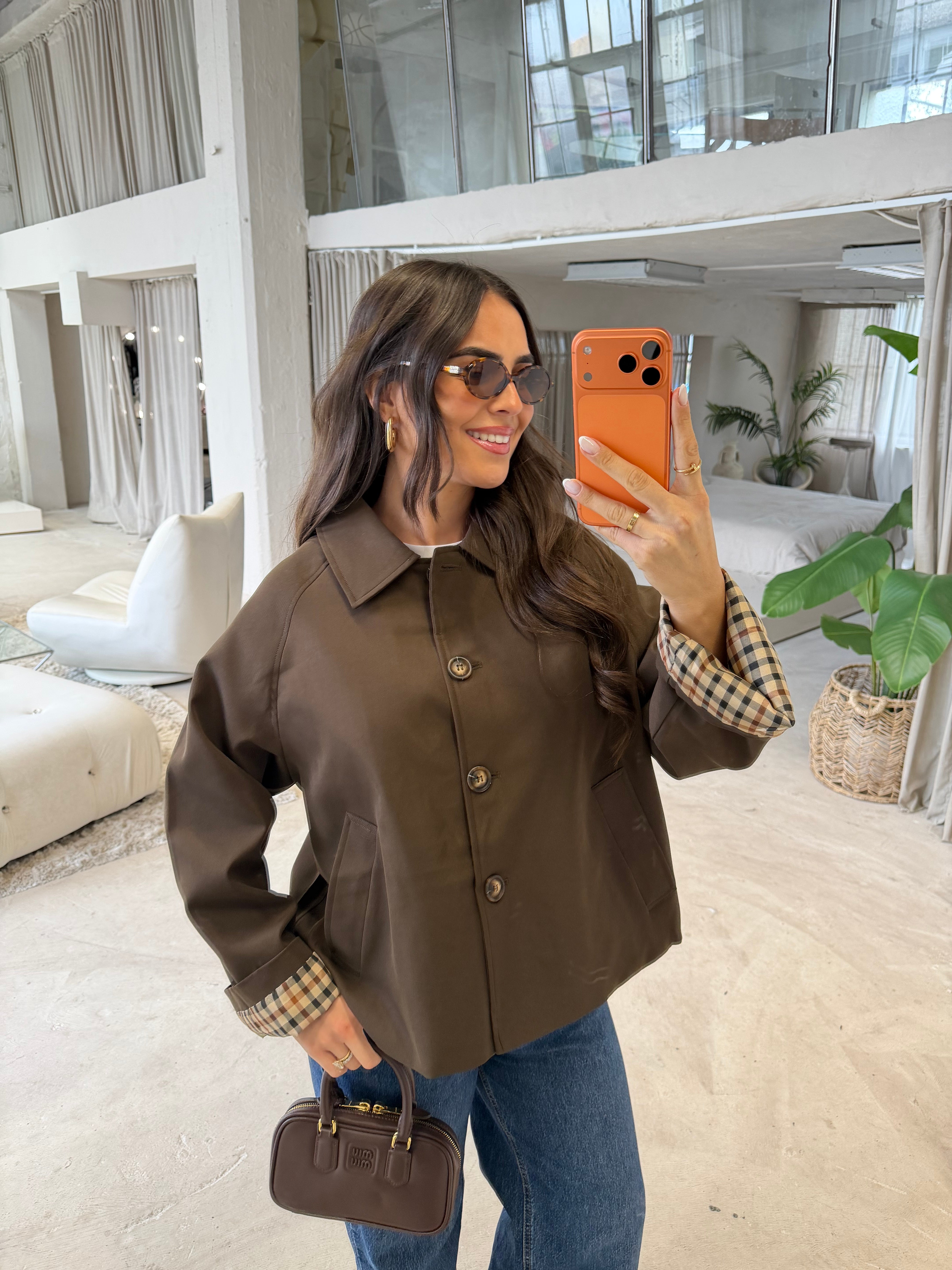 Trench court SESA choco (1291)