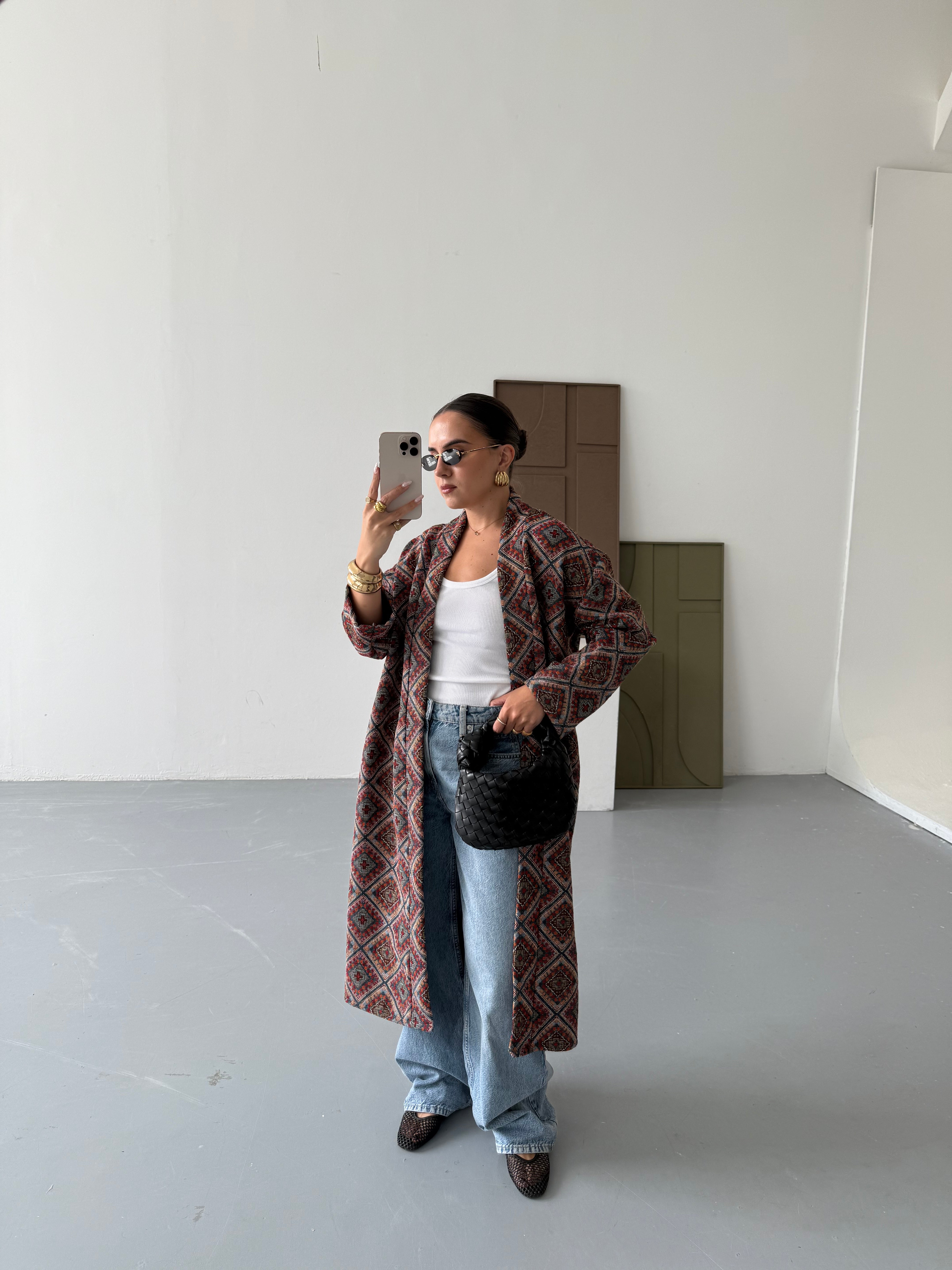 Veste KIMONO  rouge
