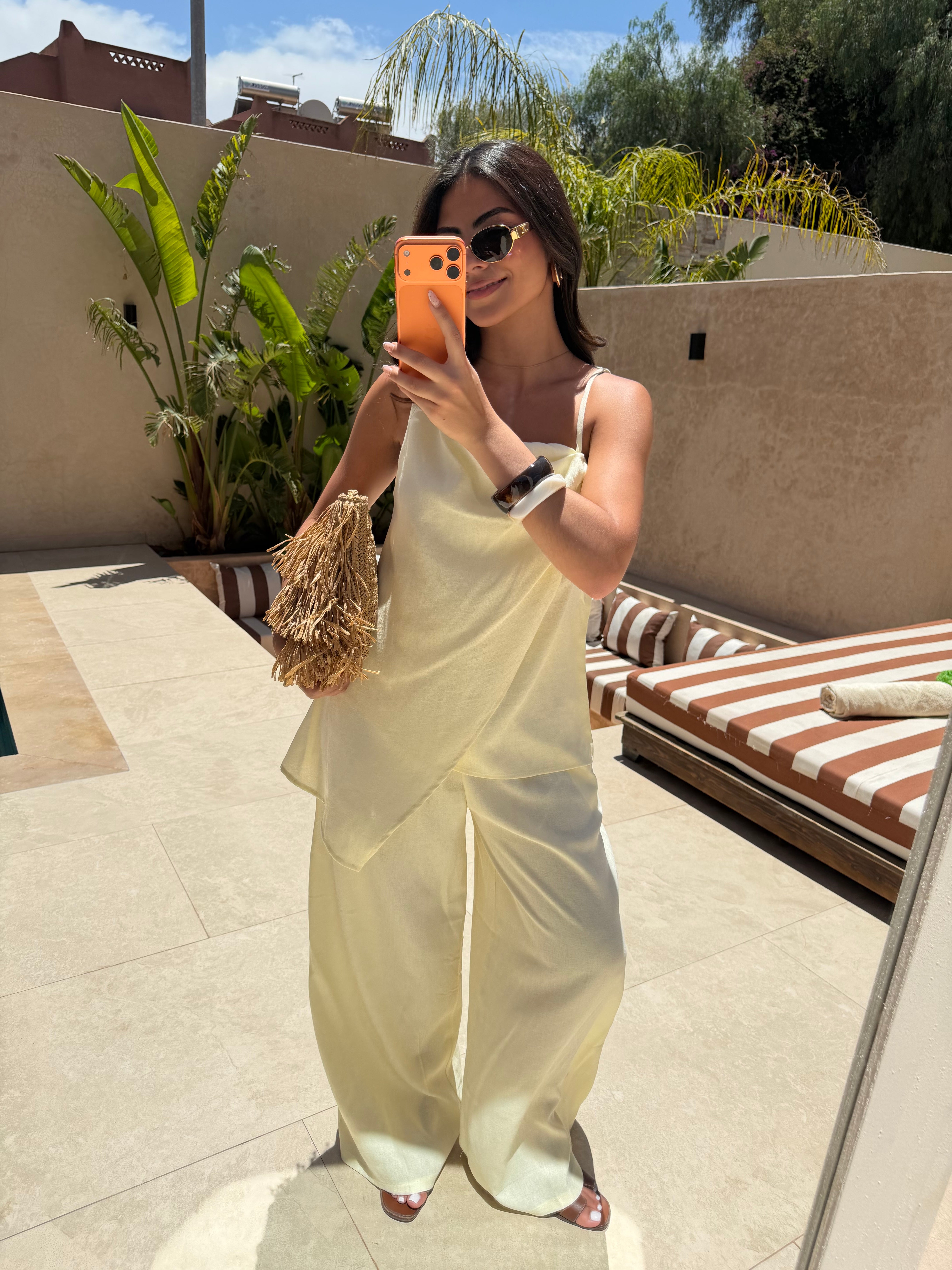 Ensemble PERLE jaune  (26CY632)