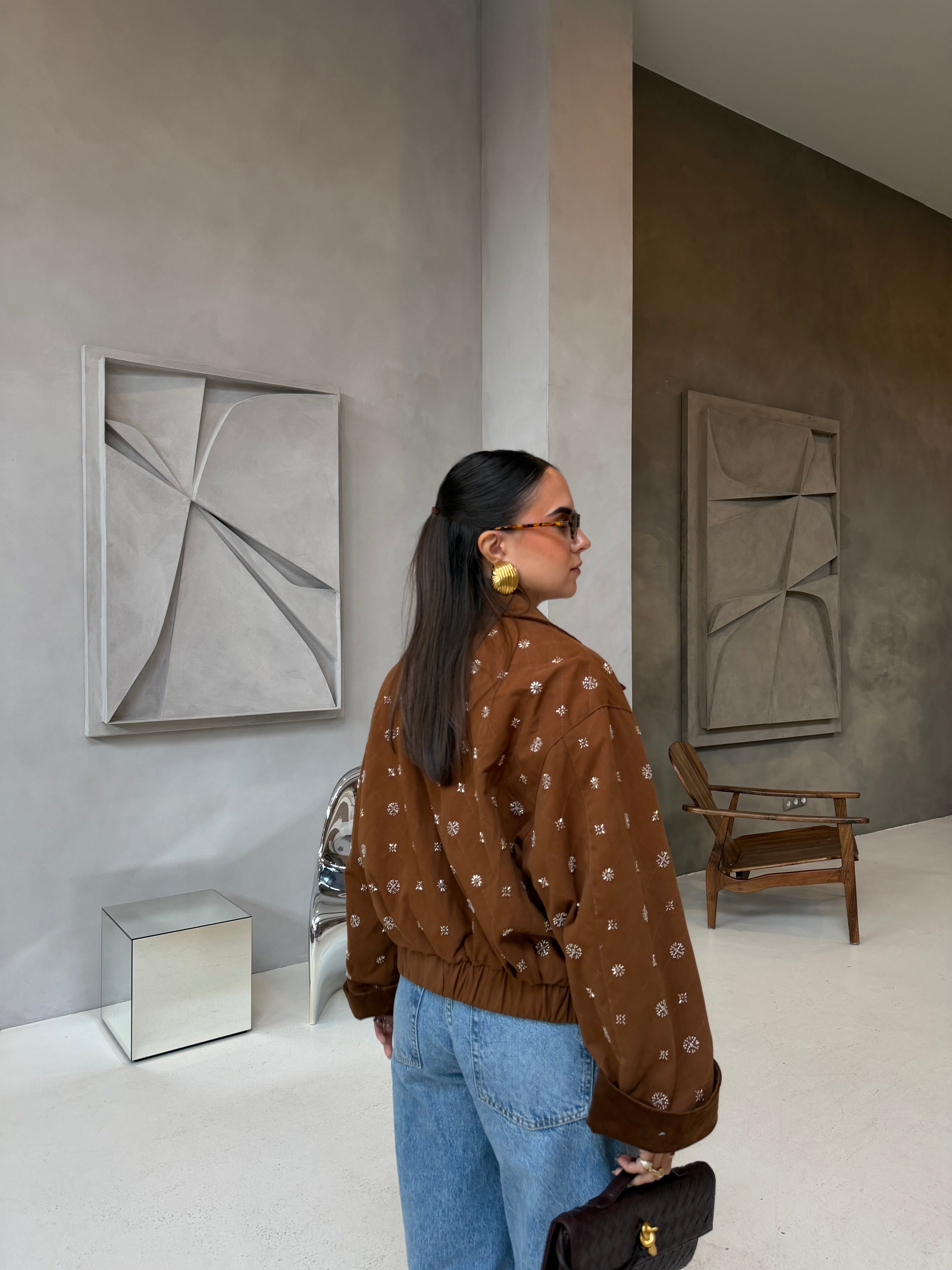 Veste DIAL marron (V11732)