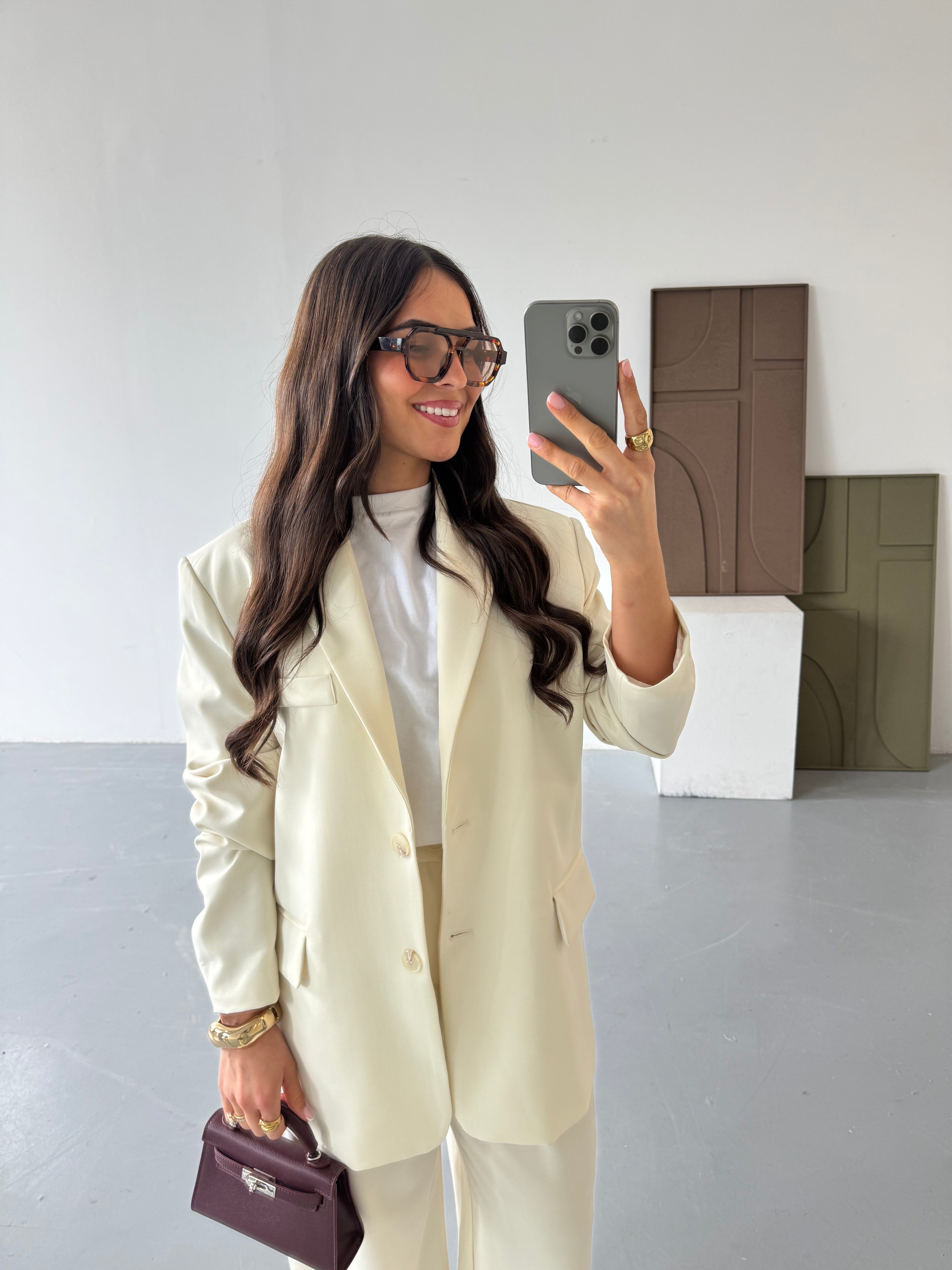 Blazer BELLA crème (W24737)