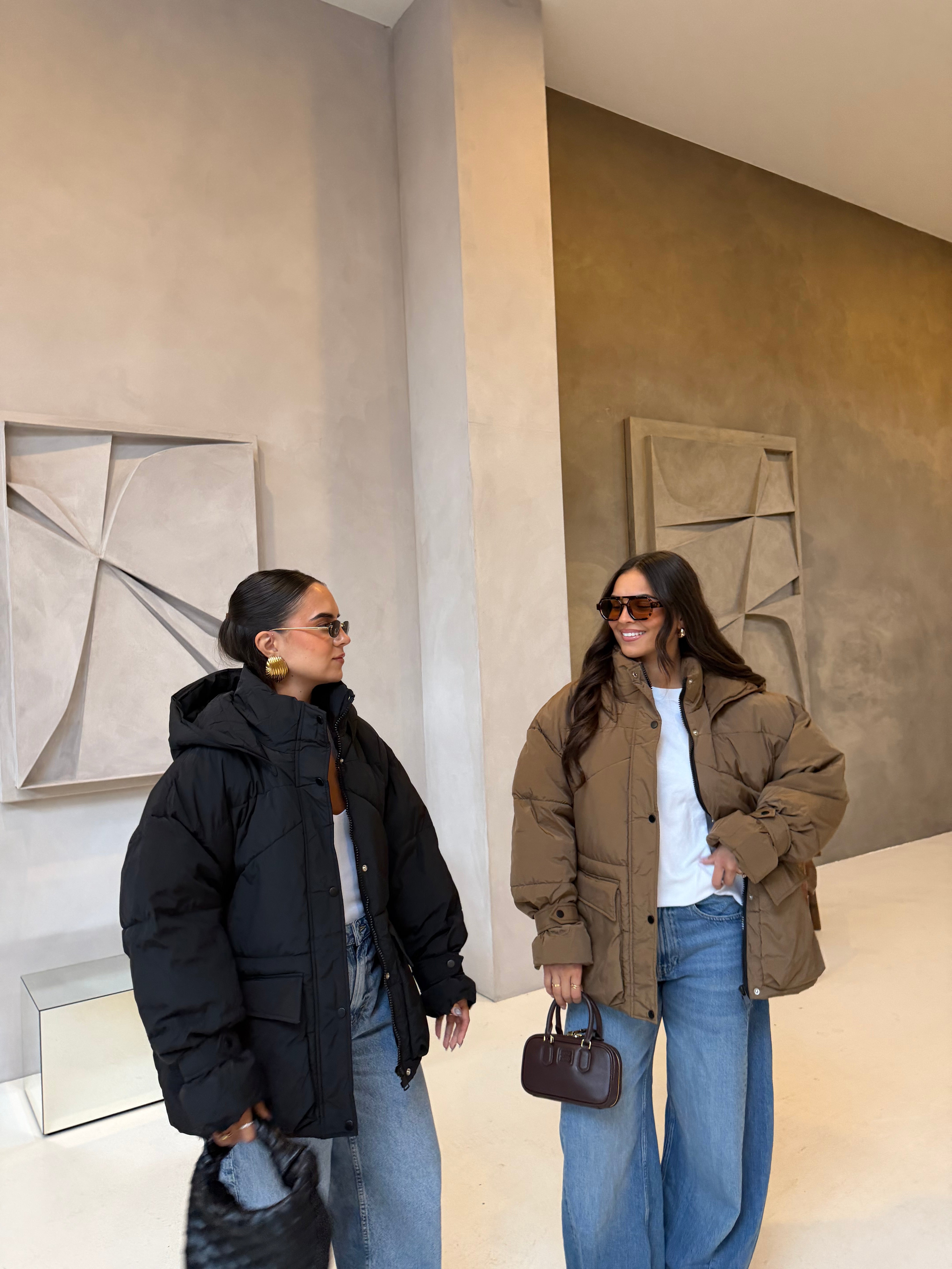 Doudoune ESTAN marron (J001-1)