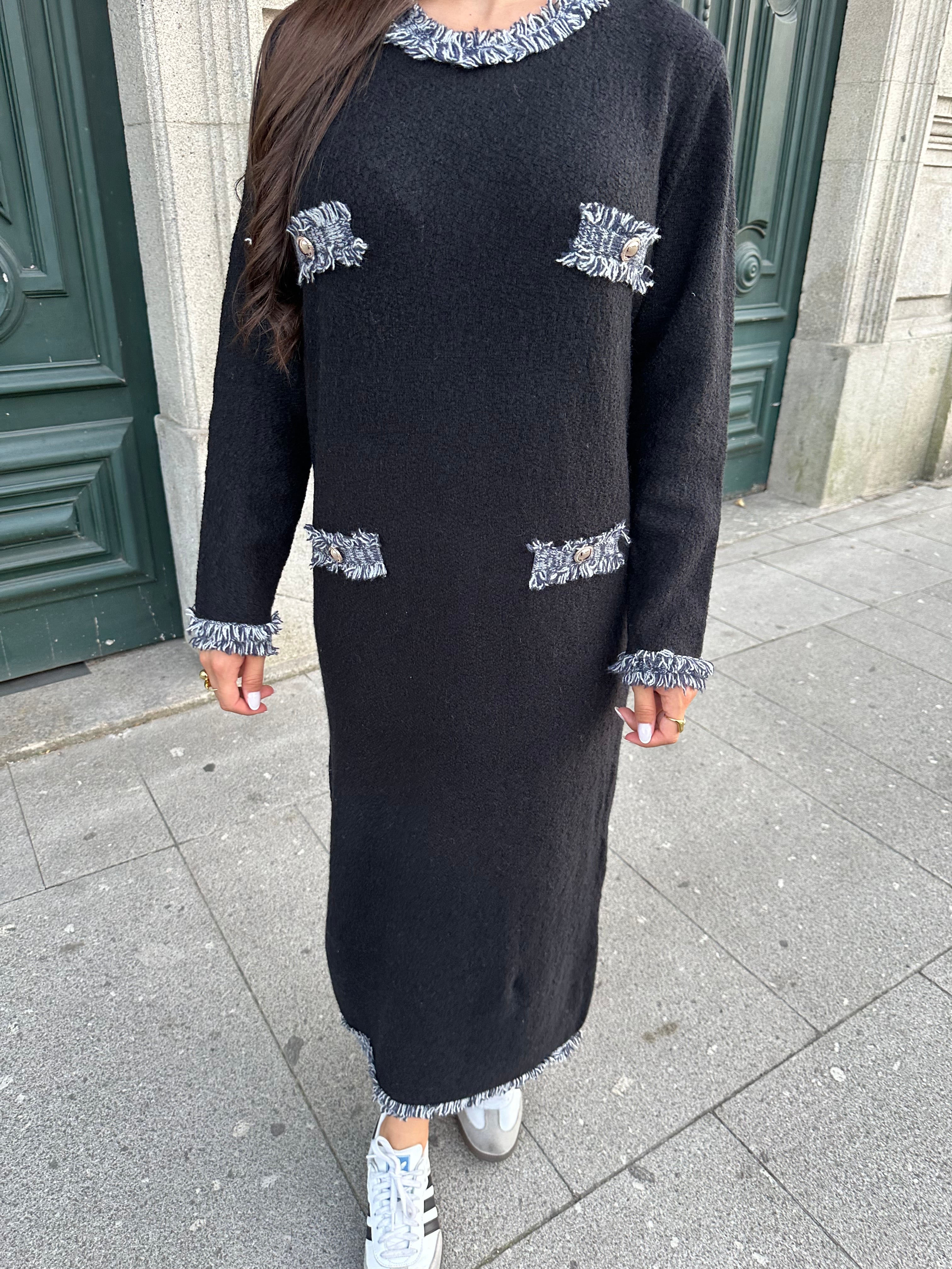 La petite parisienne robe longue sale