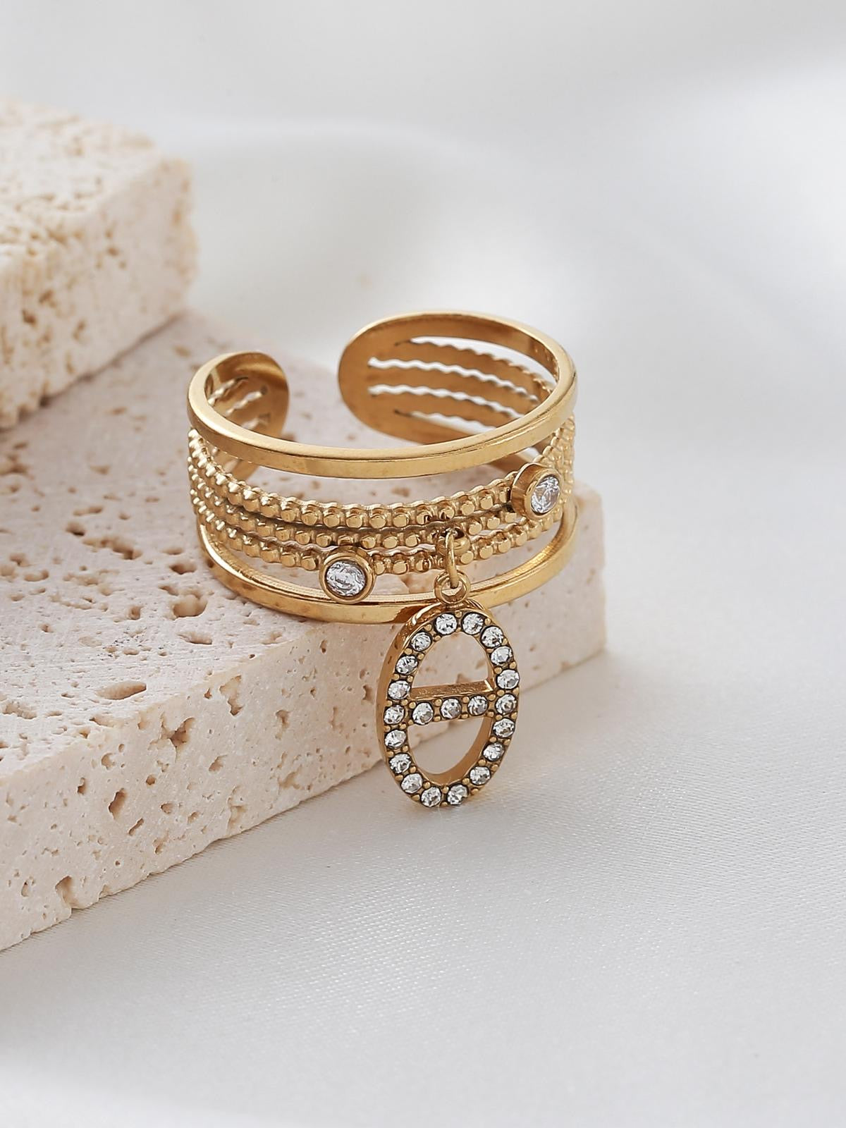 Bague RACHEL doré (R-11012)