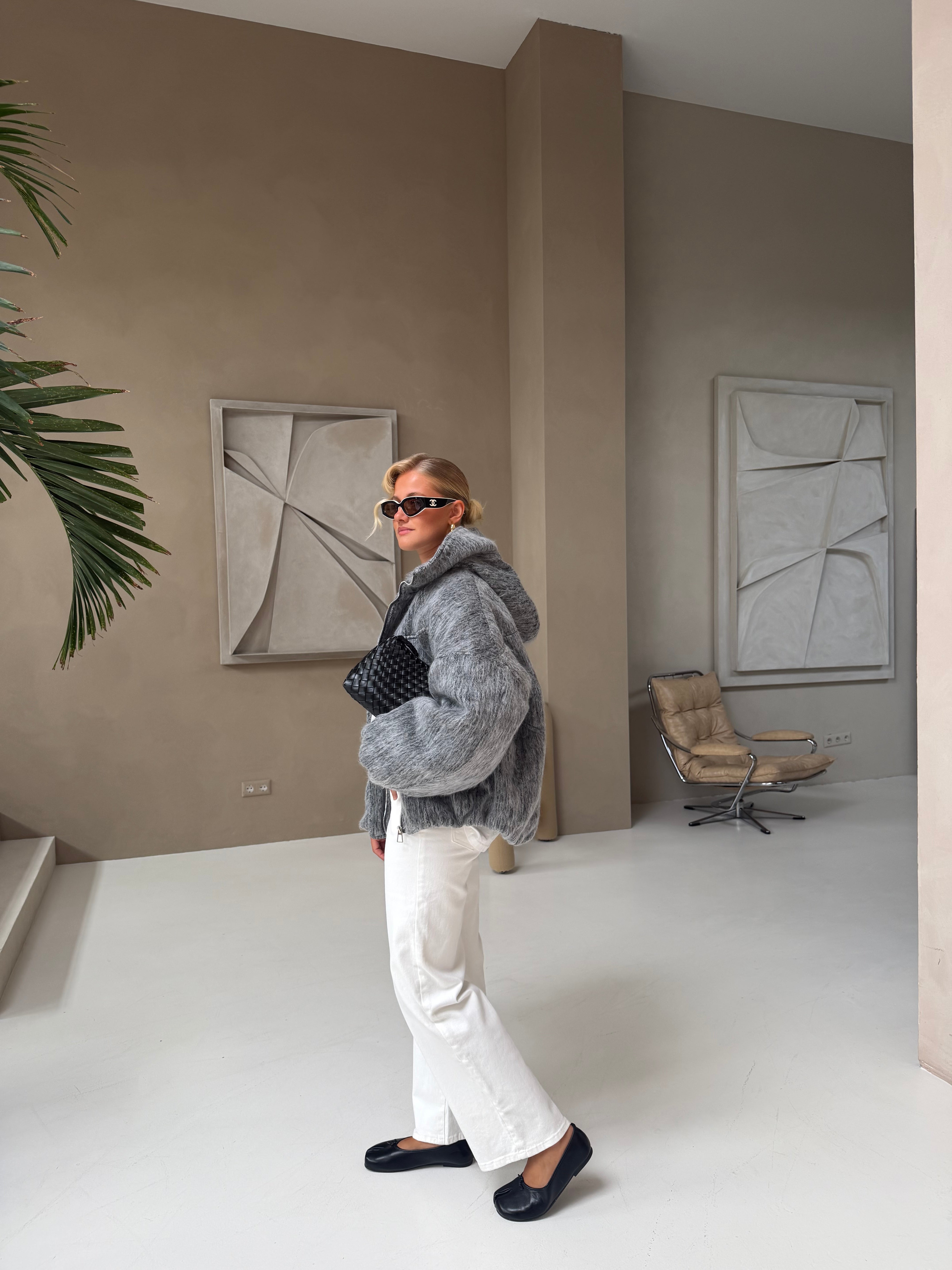 Manteau MINAYA gris (JZ010)