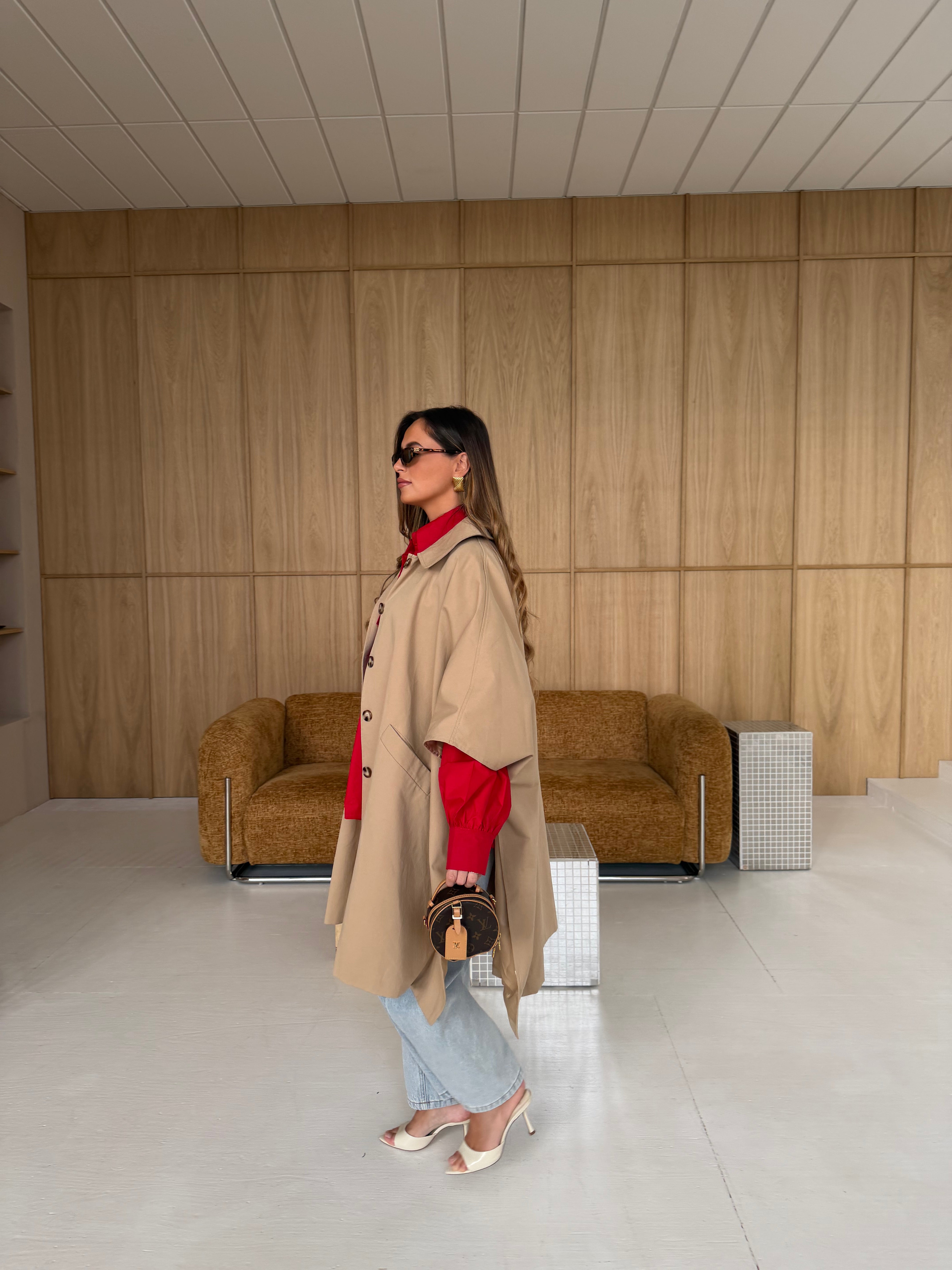 Trench CAPE beige (6702)