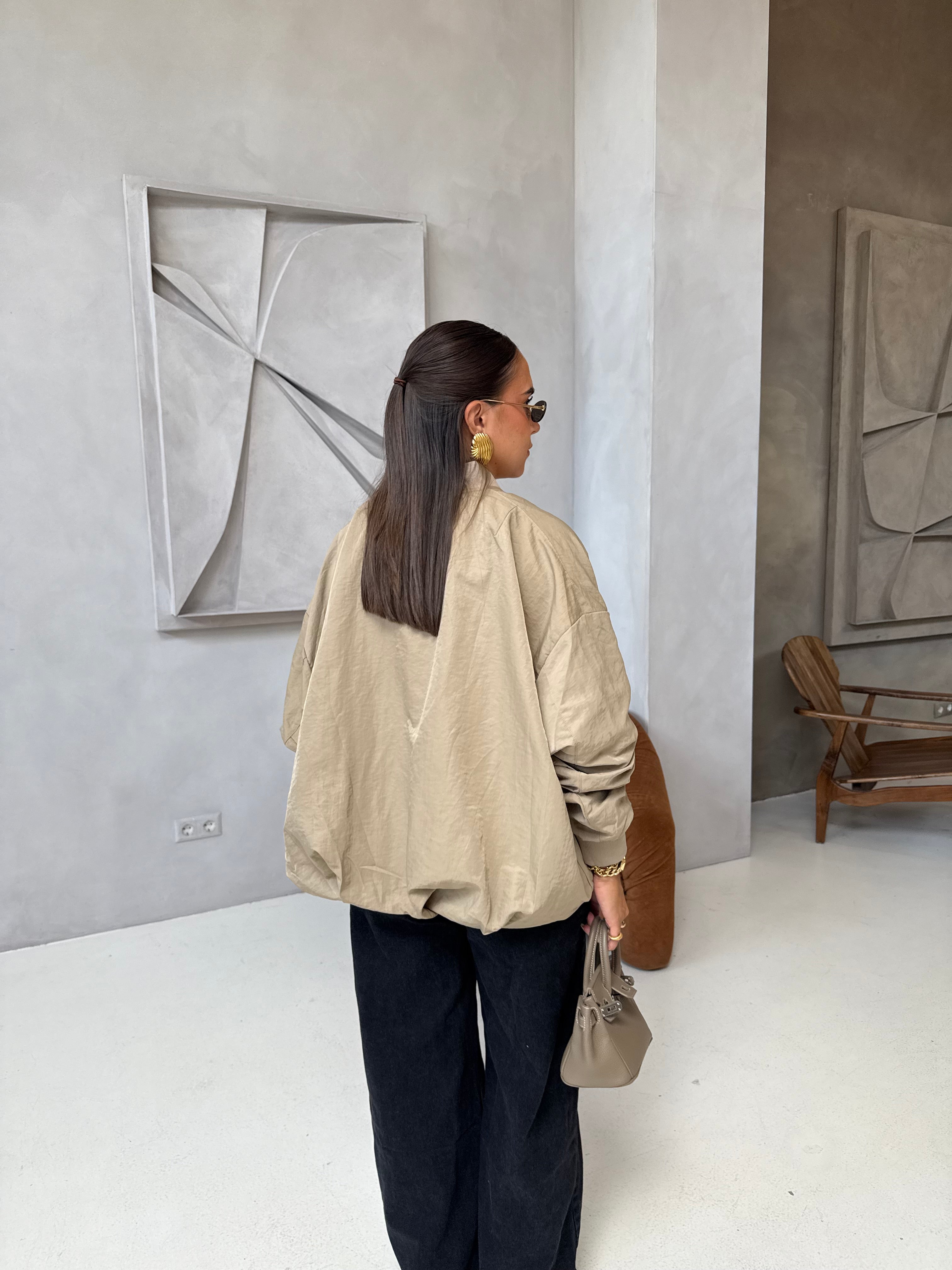 Veste ELYA bomber beige (jy5063)