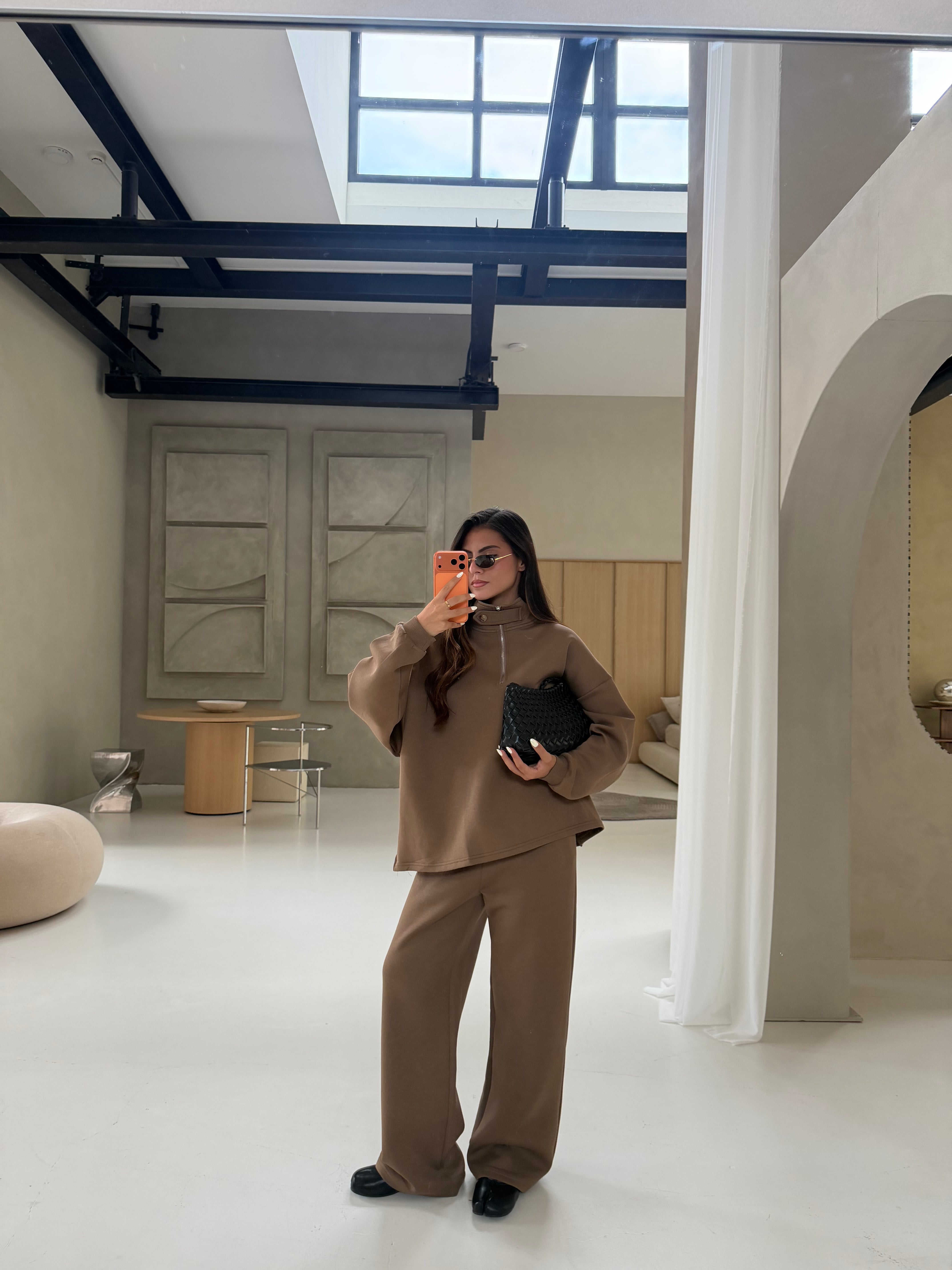 Ensemble jogging BLANA camel