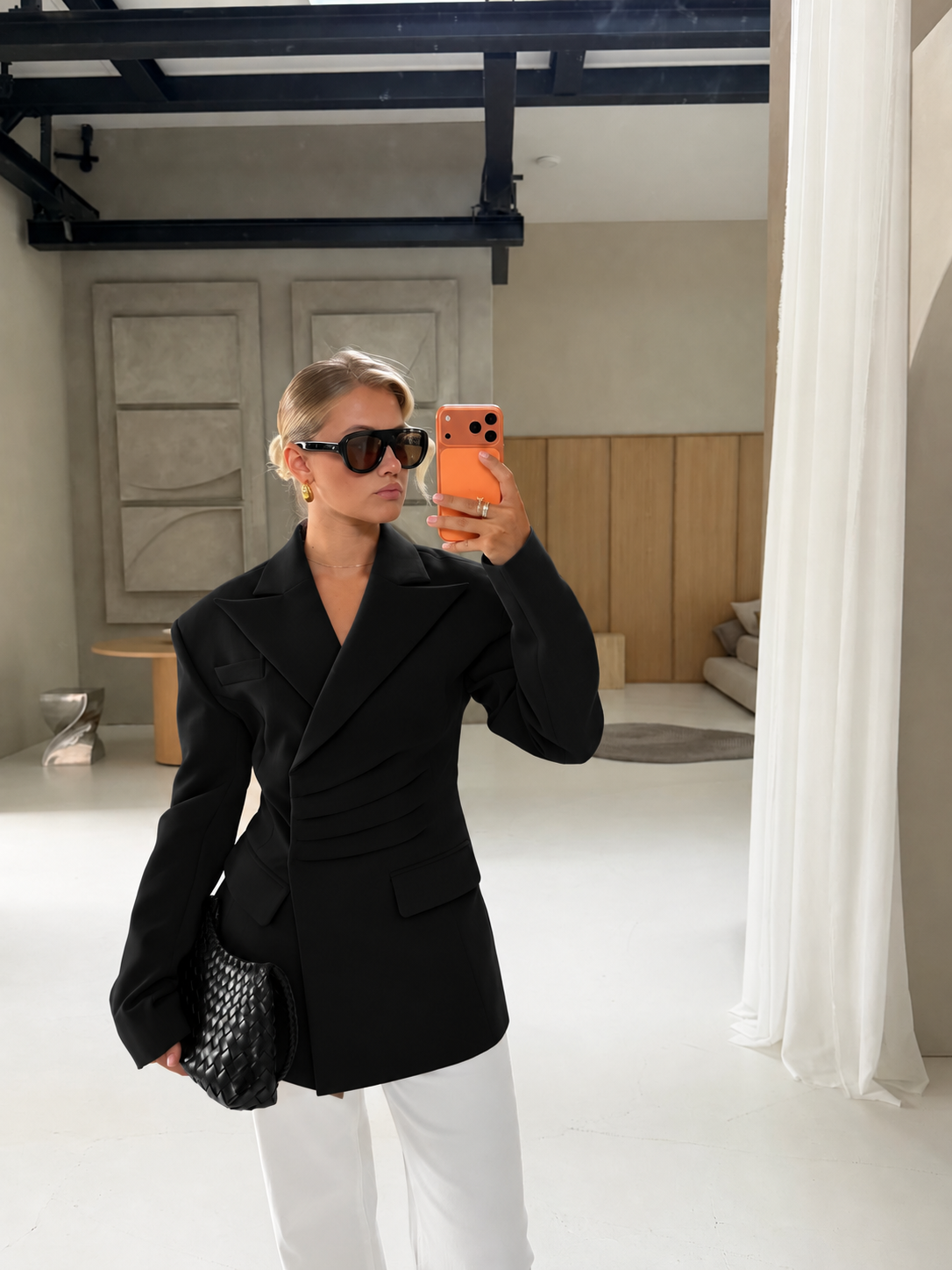 Blazer GANCIA noir (WV056)