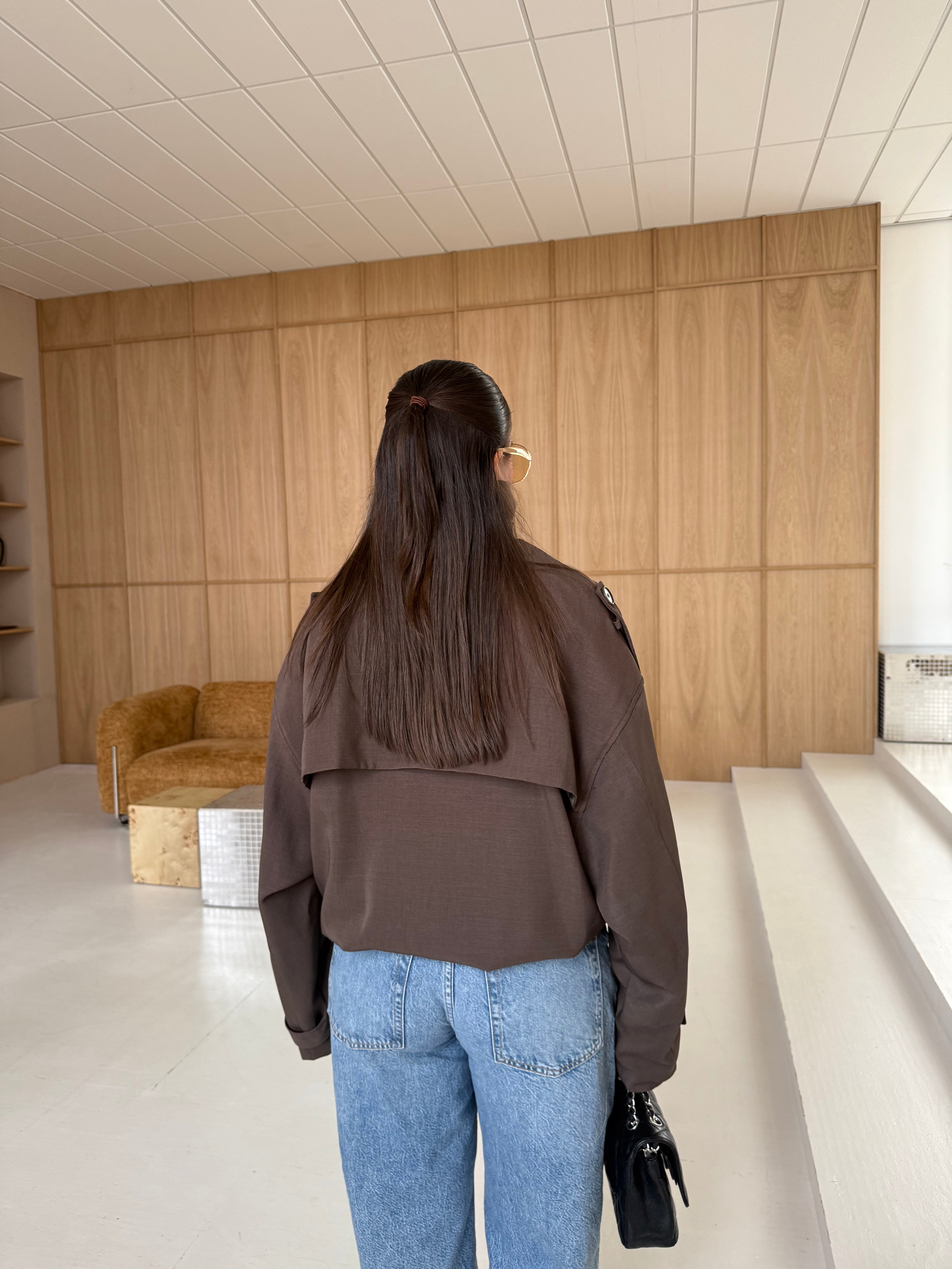 Veste COCO marron (W25226)