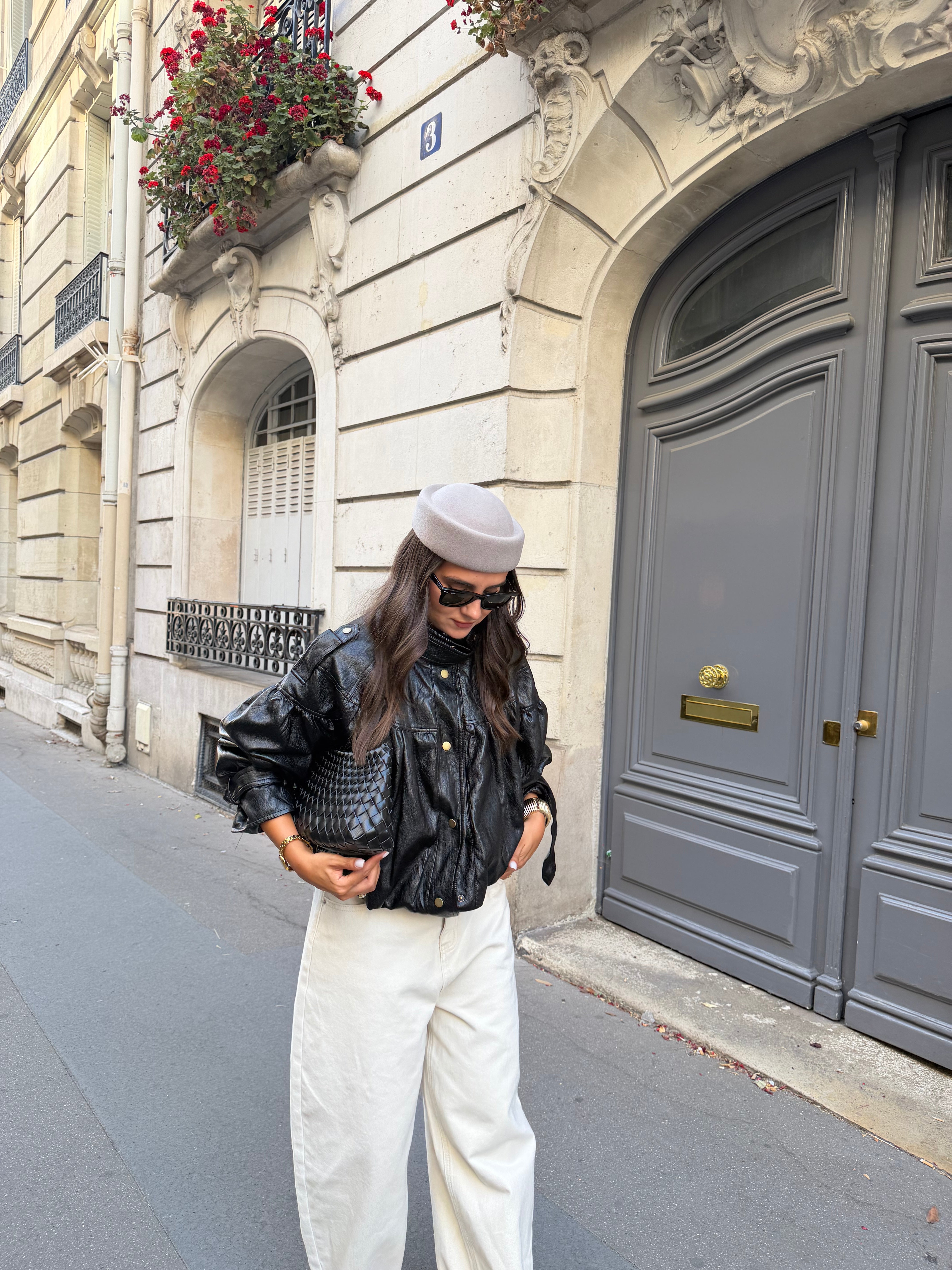 Veste similicuir LOLA noir (RD9233)