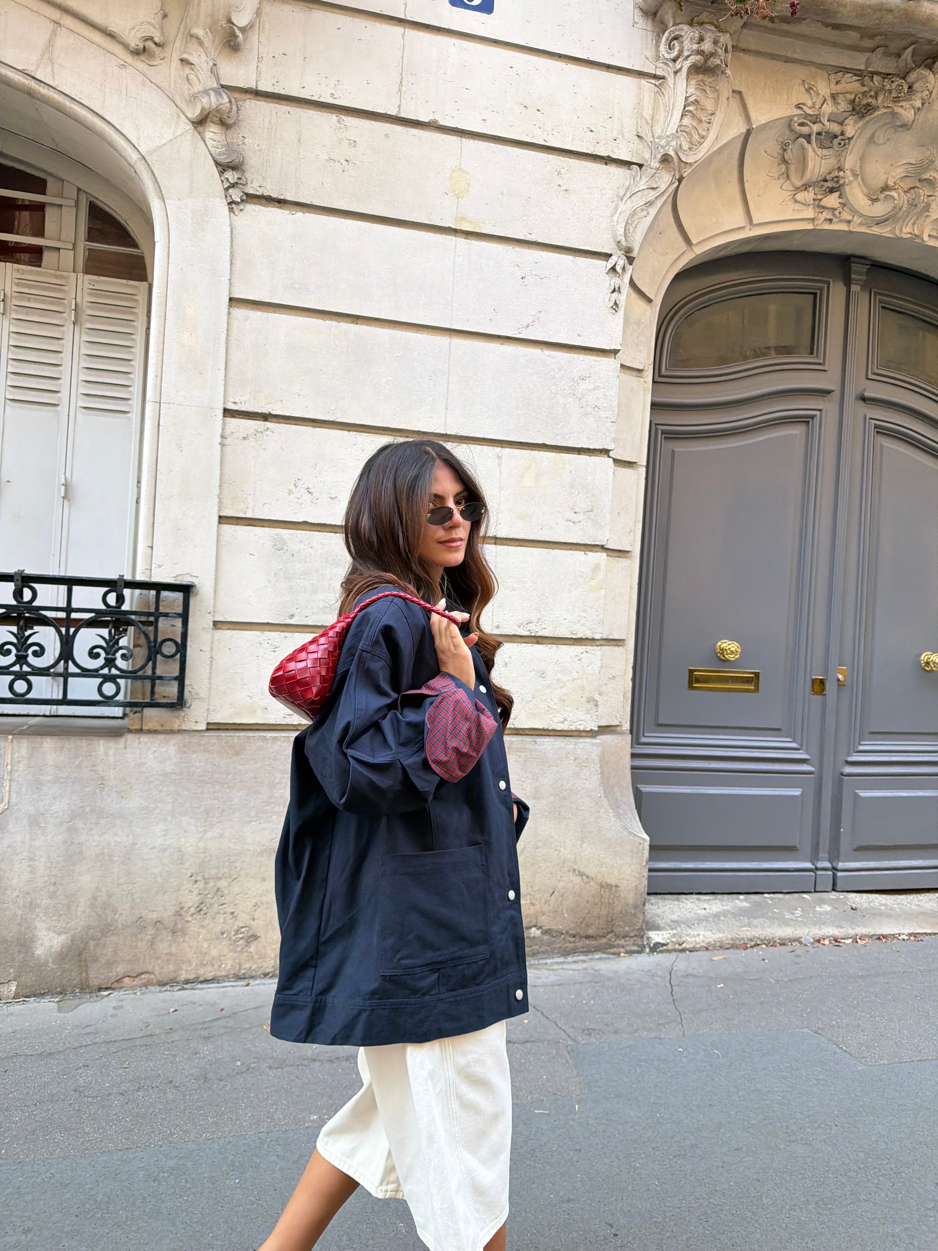 Parka VERI bleue marine (JYV019)