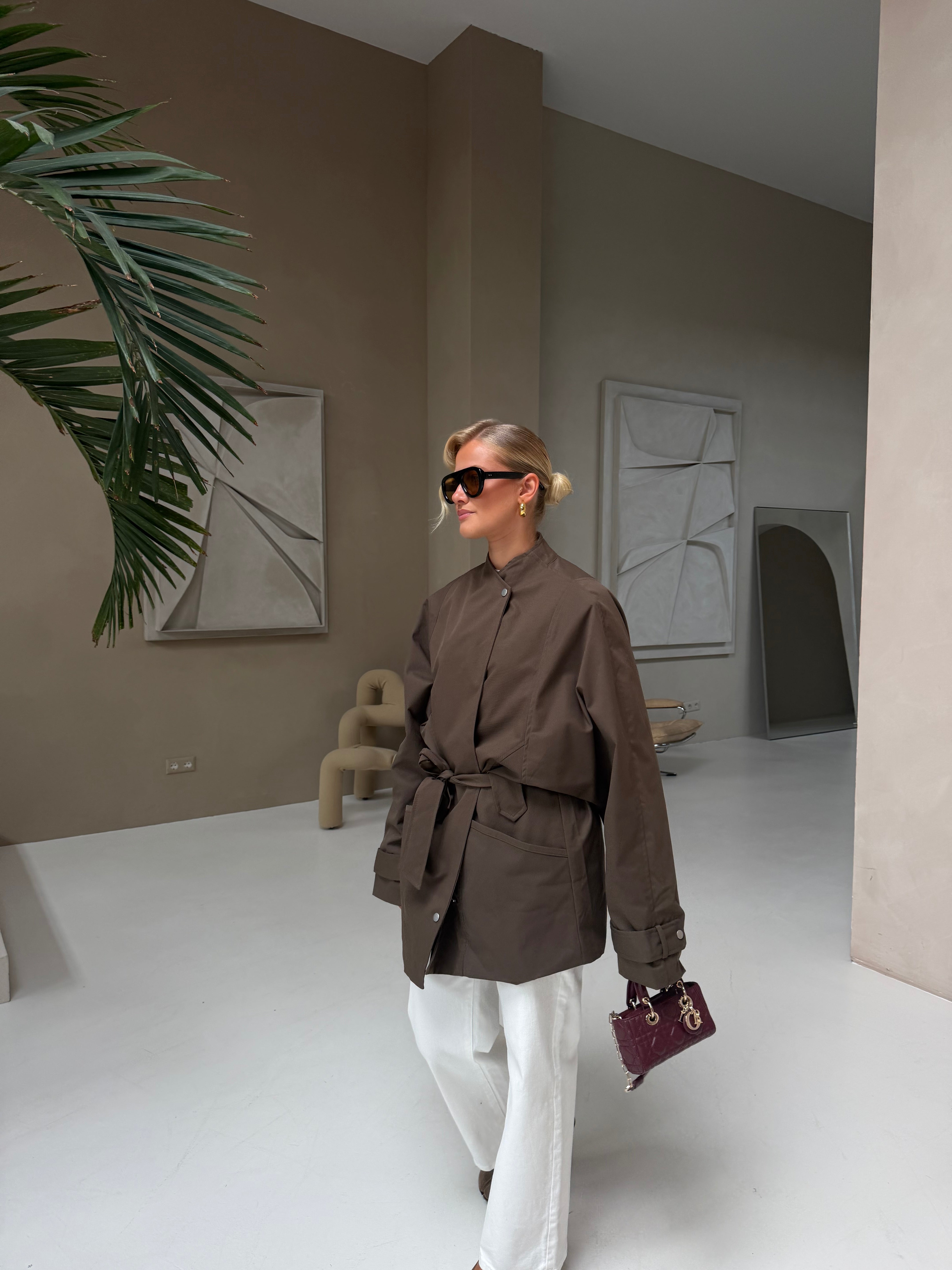 Parka BESTI taupe