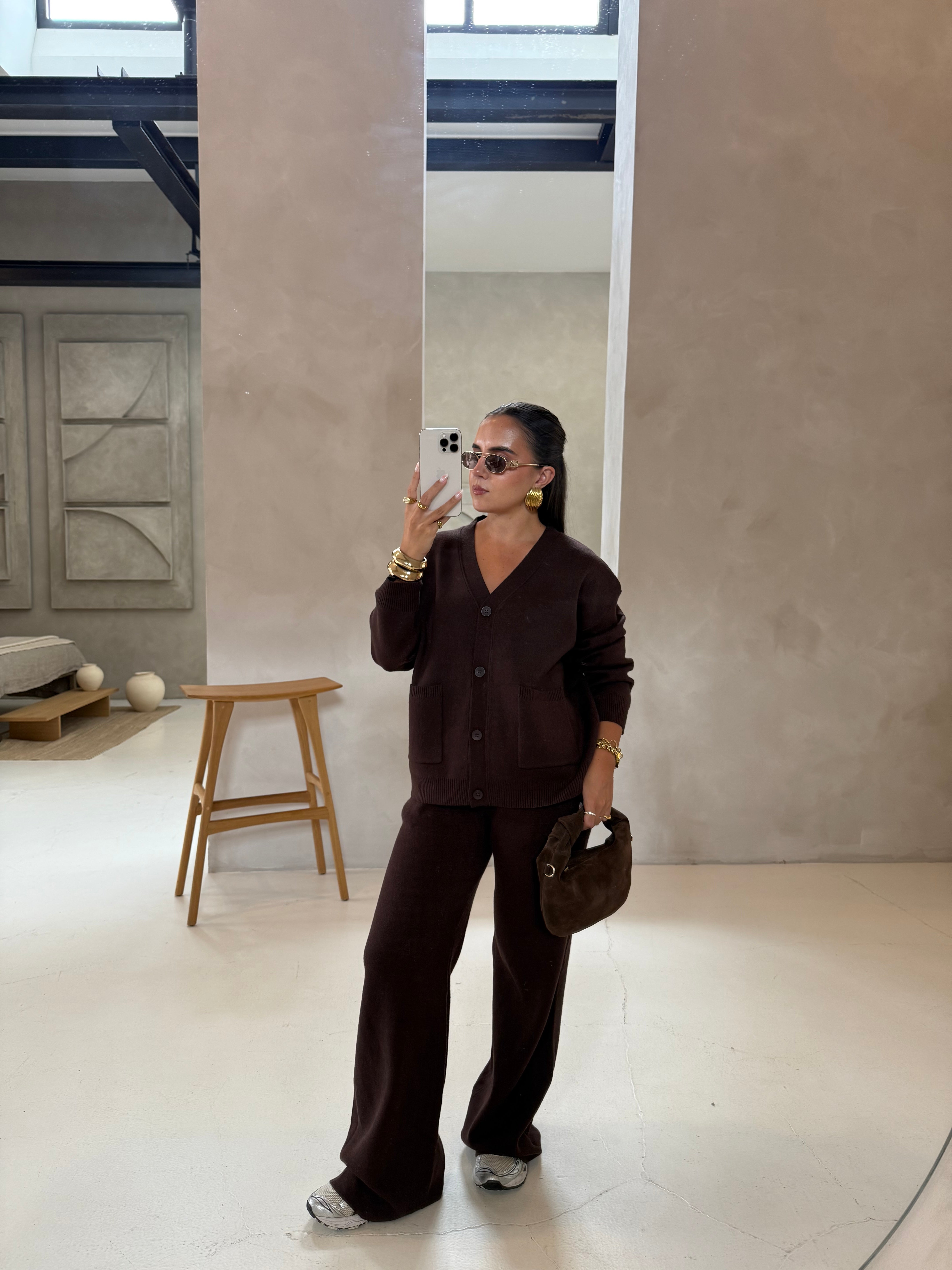 Gilet ESSA marron (ch-1875)