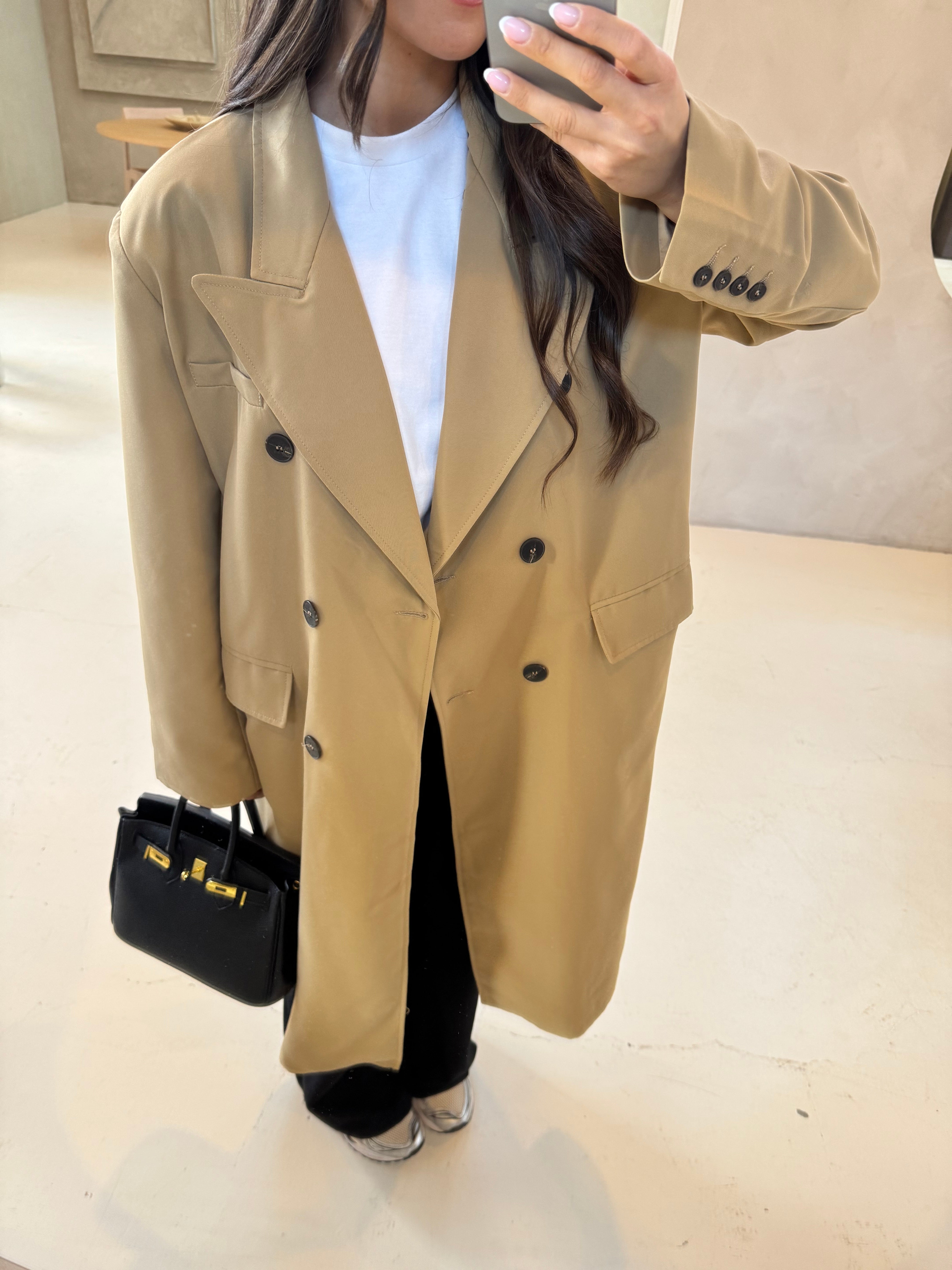 Blazer long camel (3530)