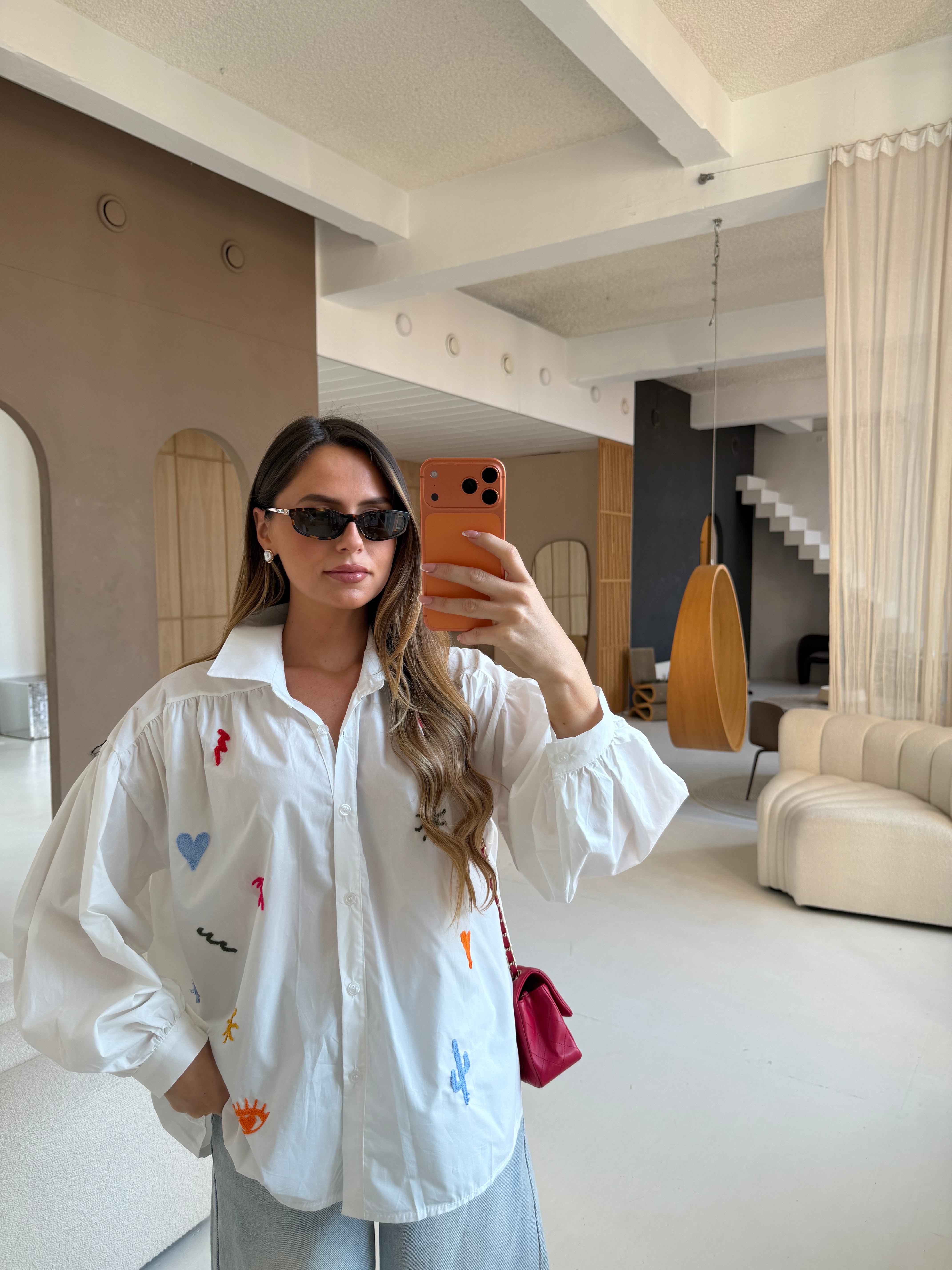 Chemise SOLEIL blanche