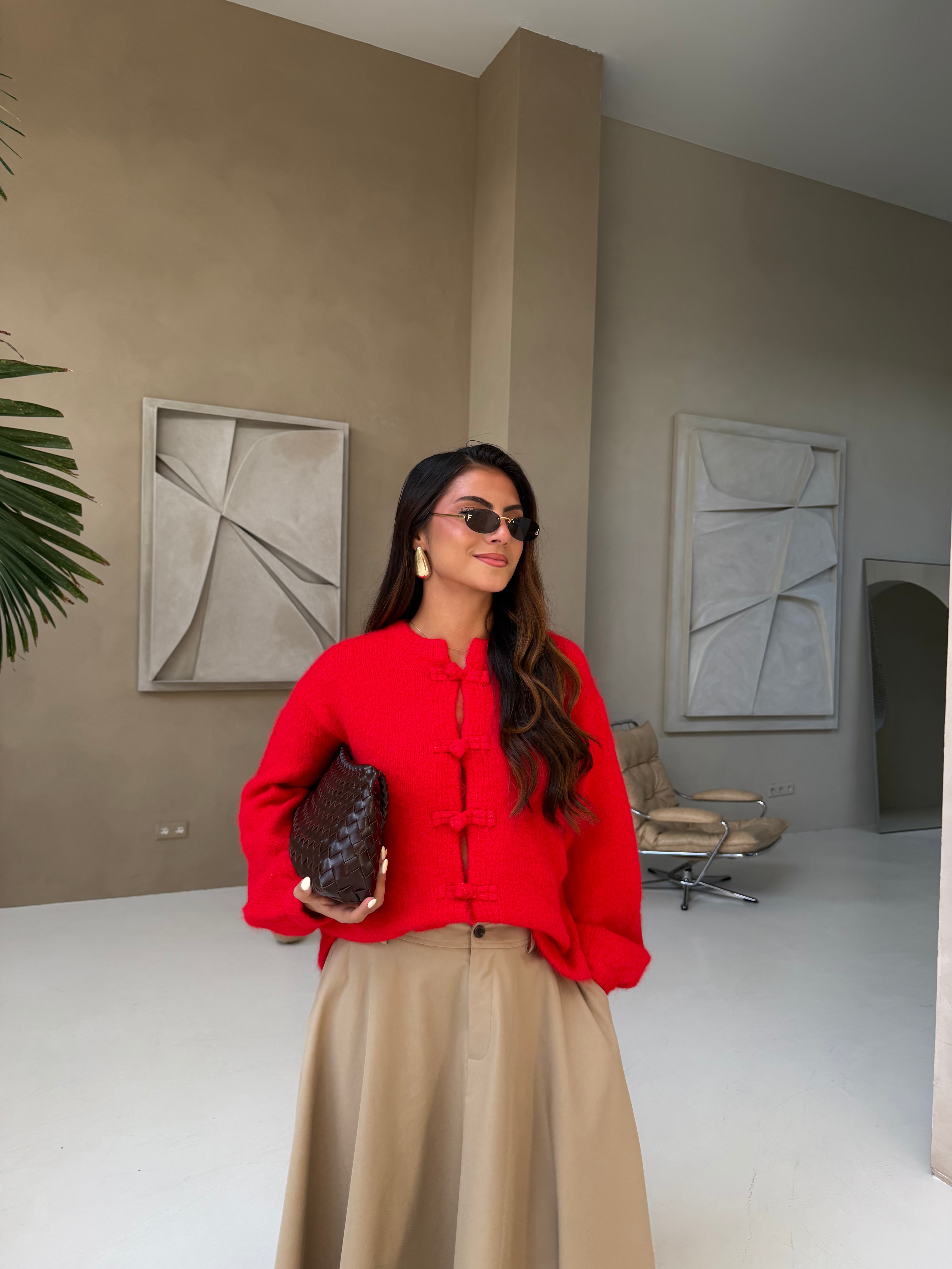 Gilet YUAN rouge (B2023)