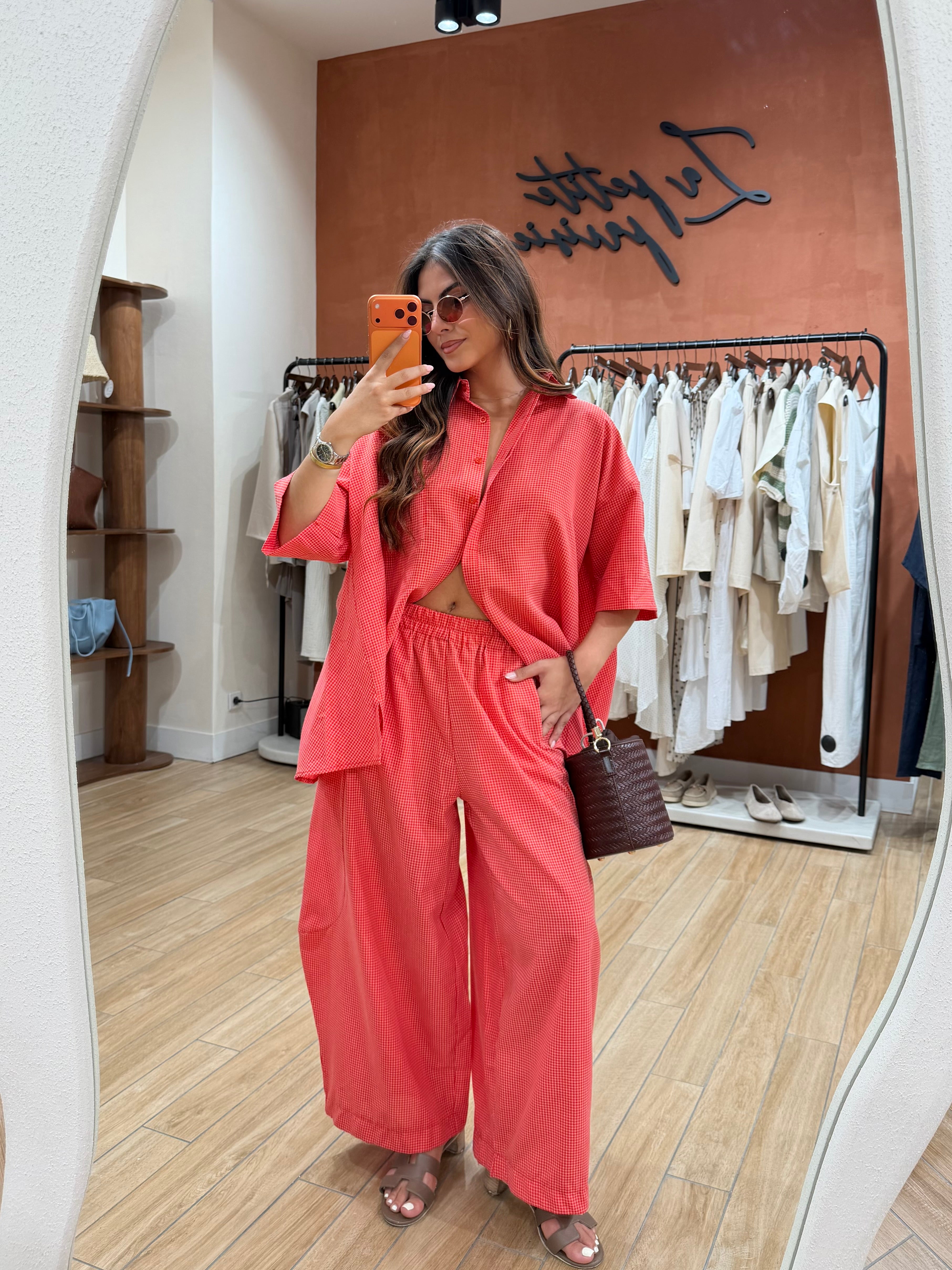 Ensemble henry rouge