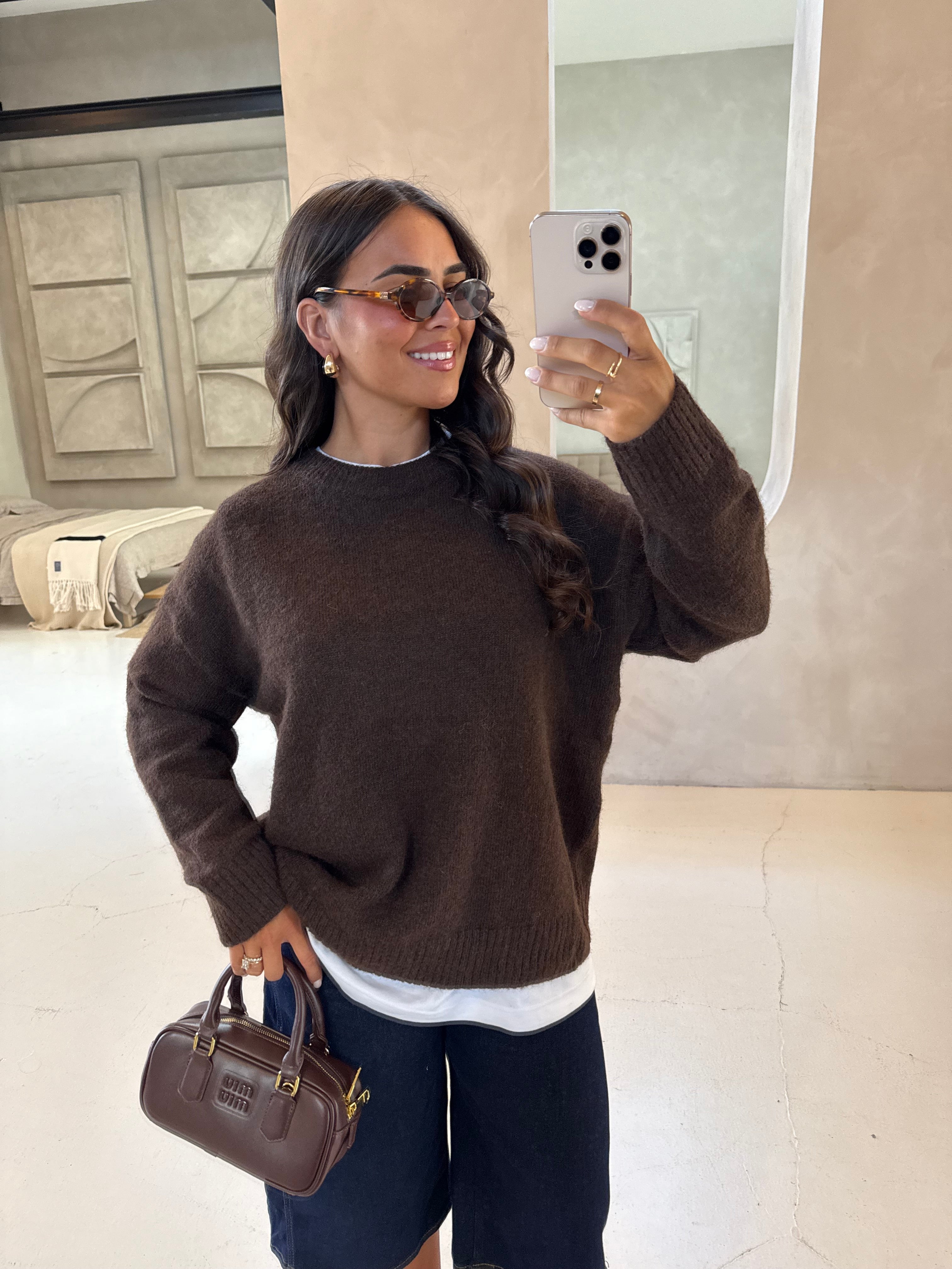 Pull SIMPLY marron (LC288)