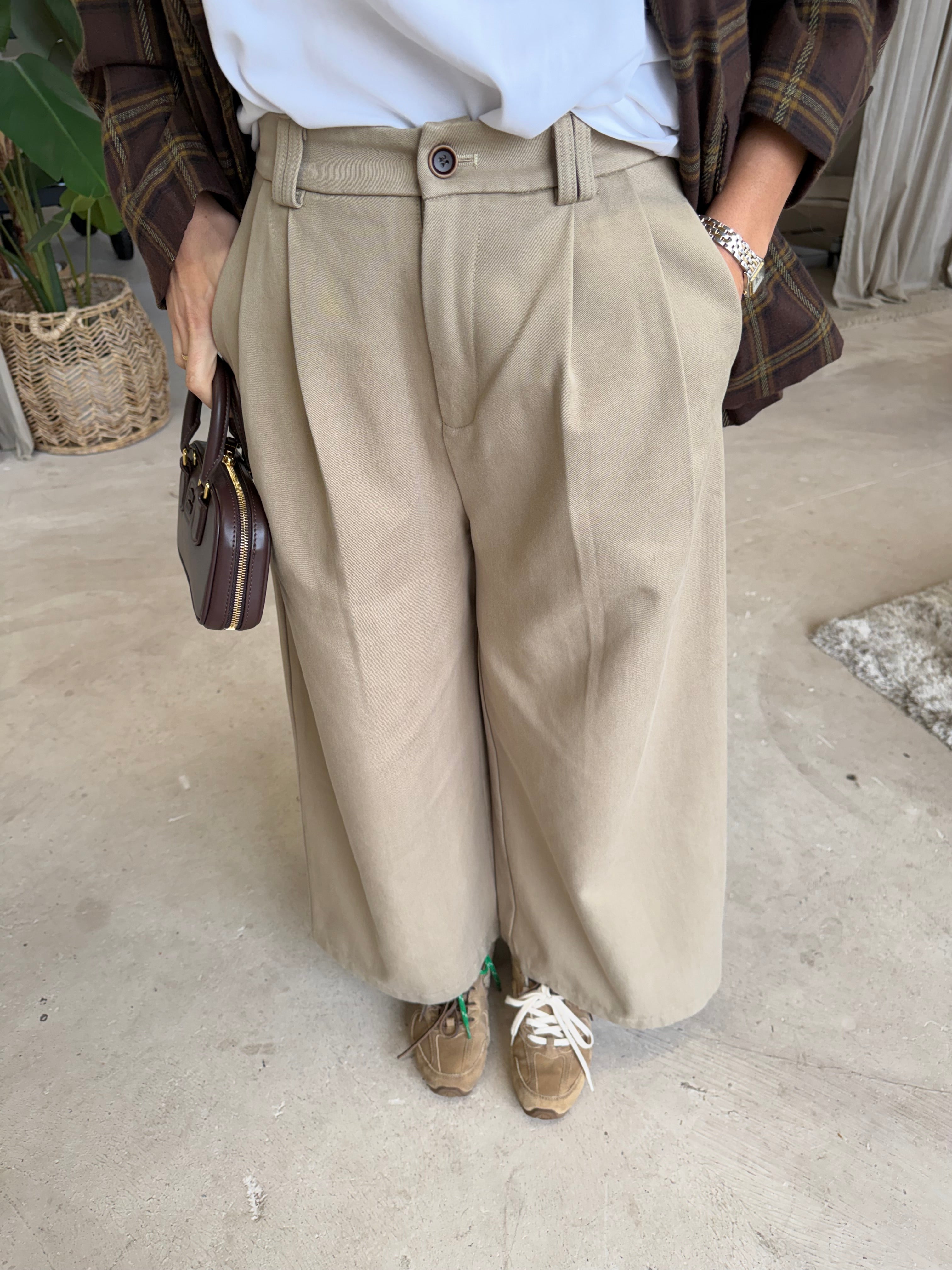 Pantalon ROSY beige (D27721)