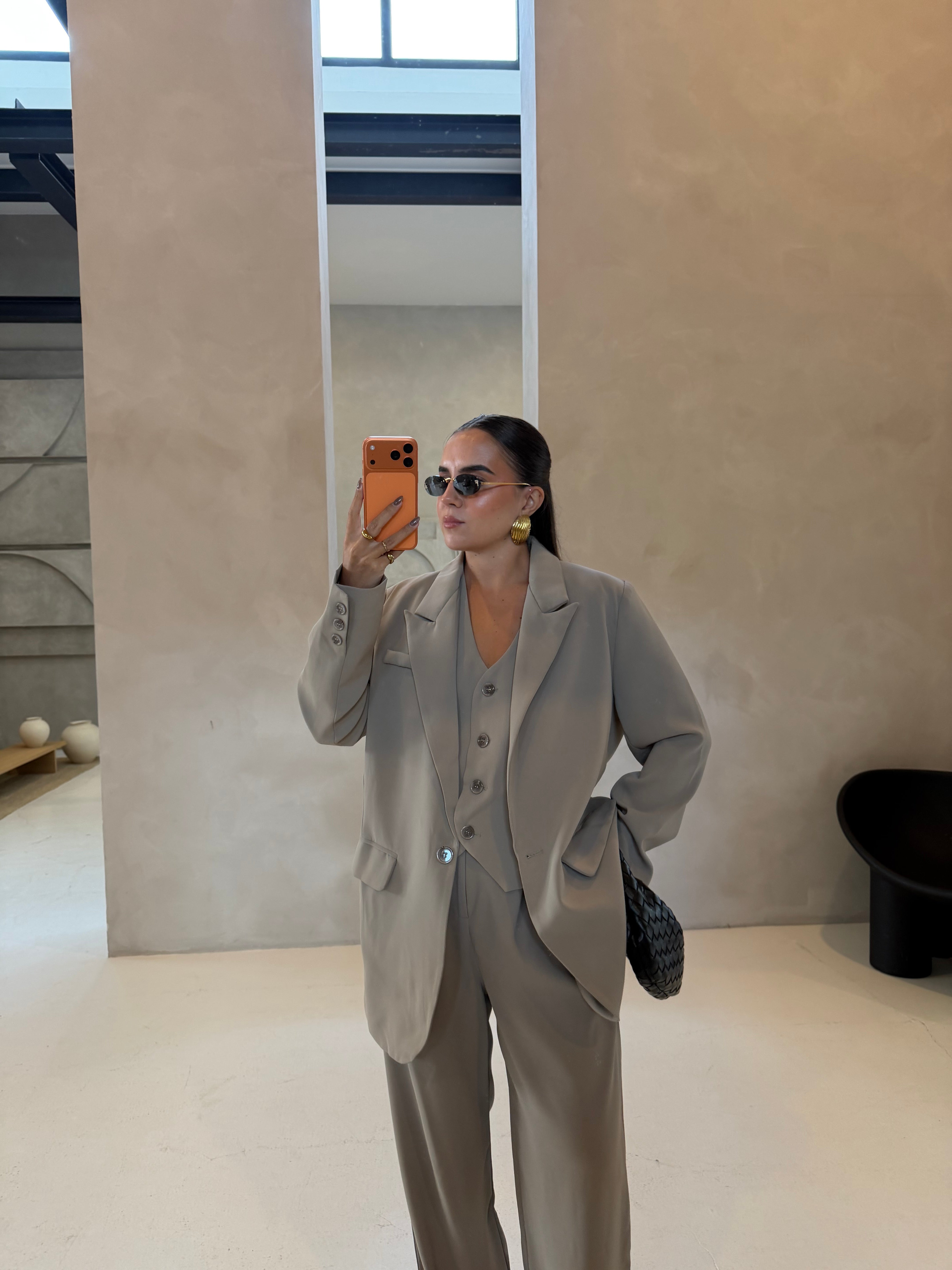 Ensemble 3 pièces MELANA taupe (EC1632)