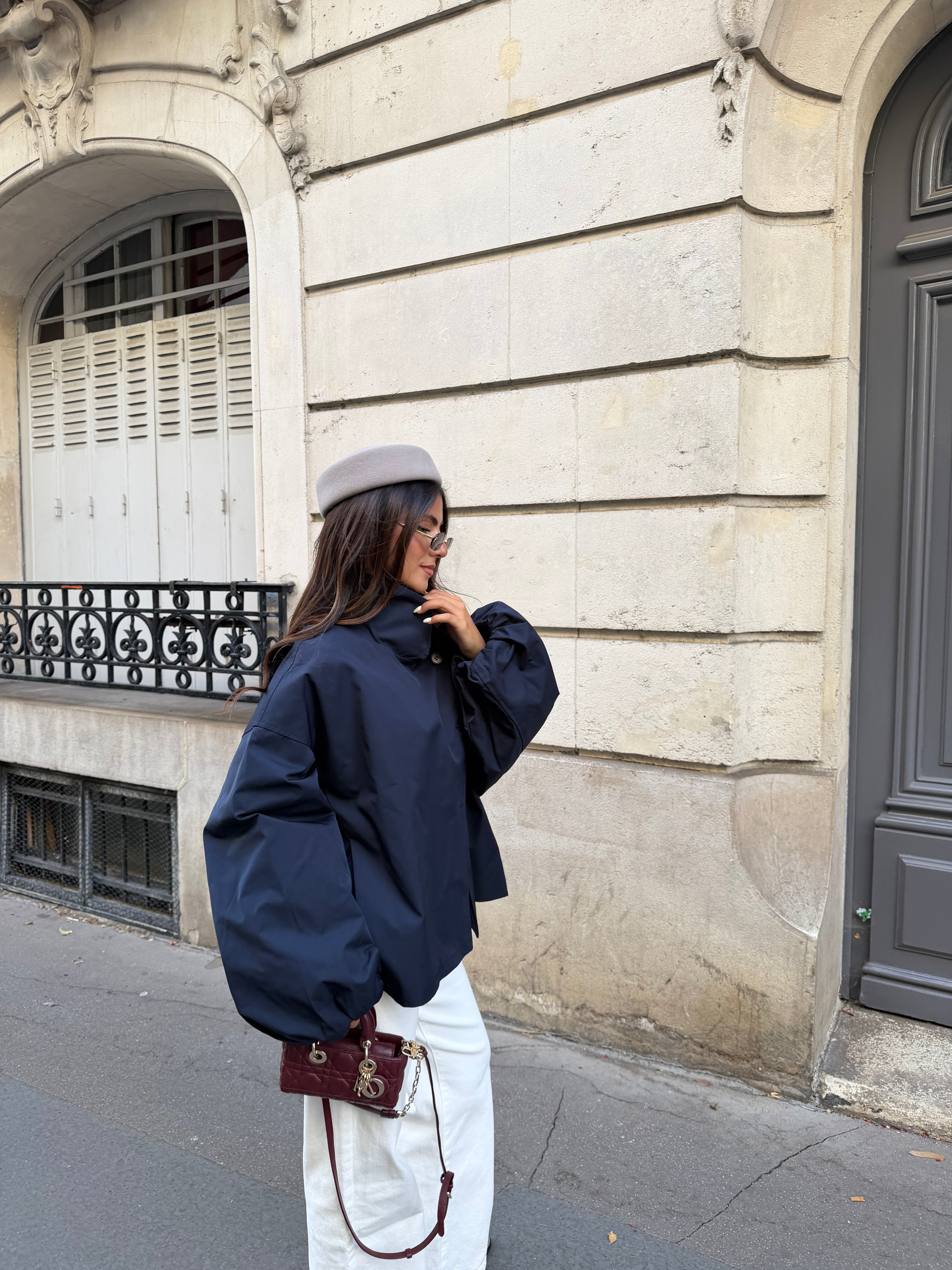 Parka BELLA bleue marine (8512)