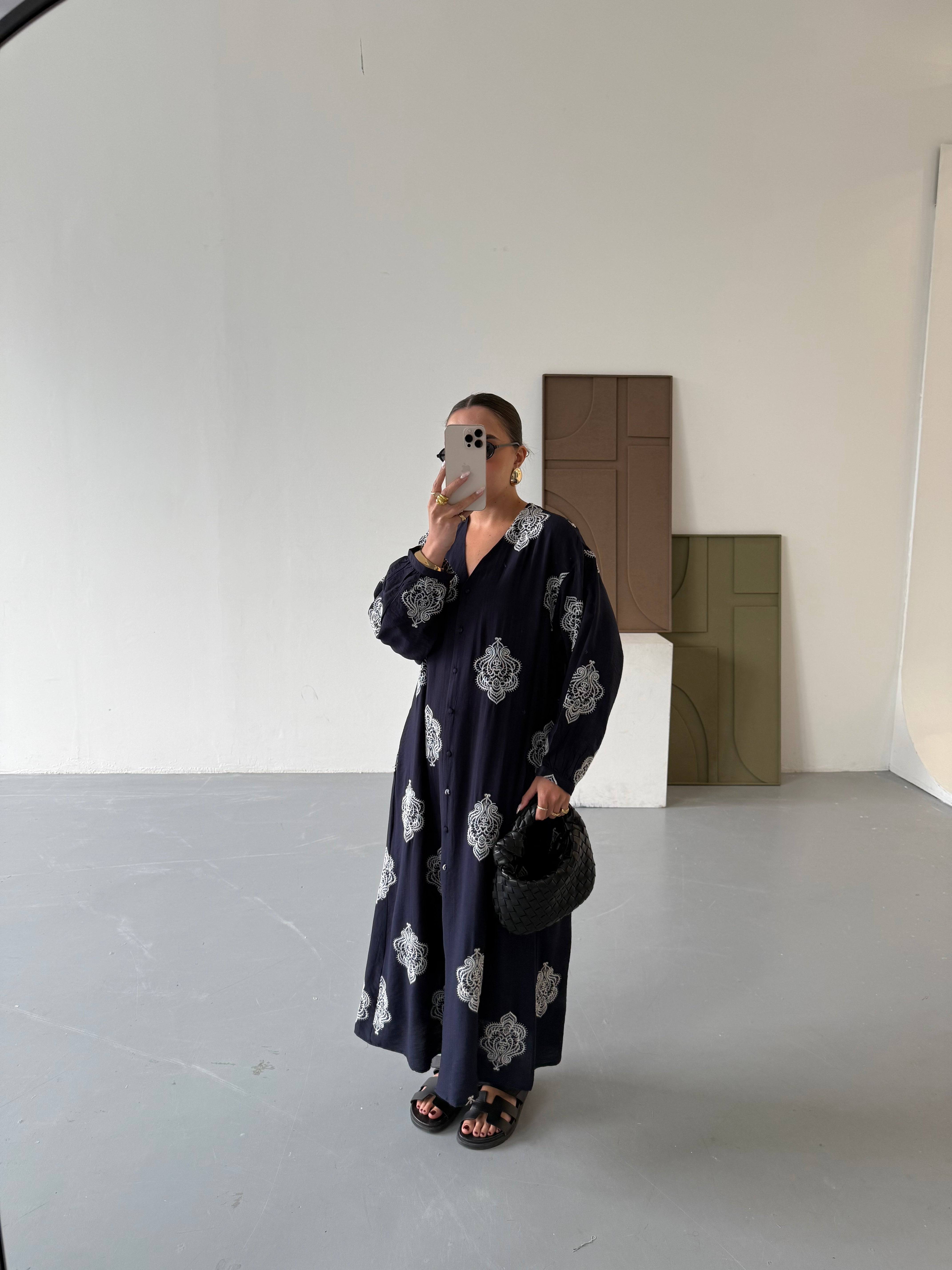 Robe ANIA bleue (M7870)