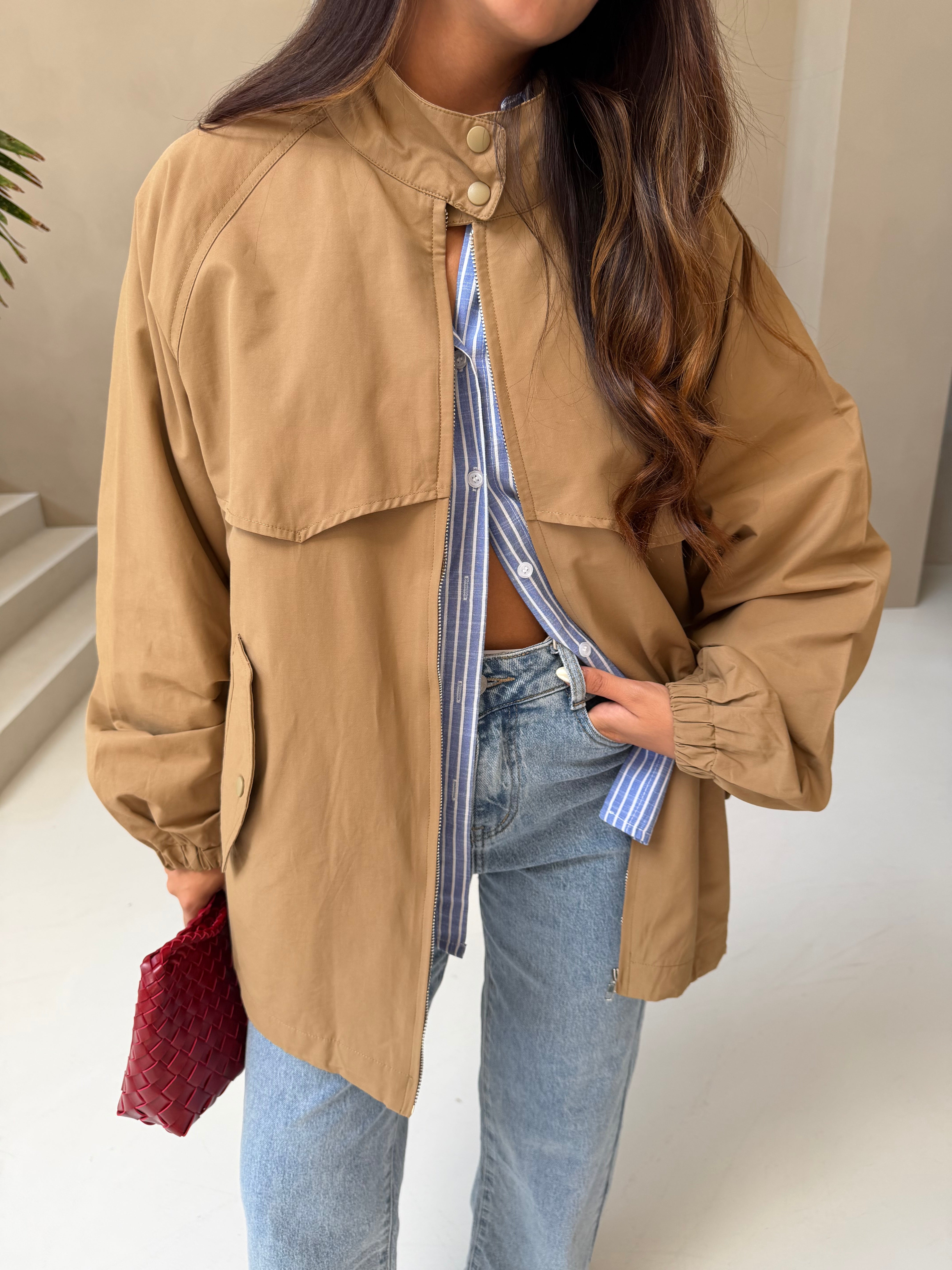Parka OS camel (JYV021)