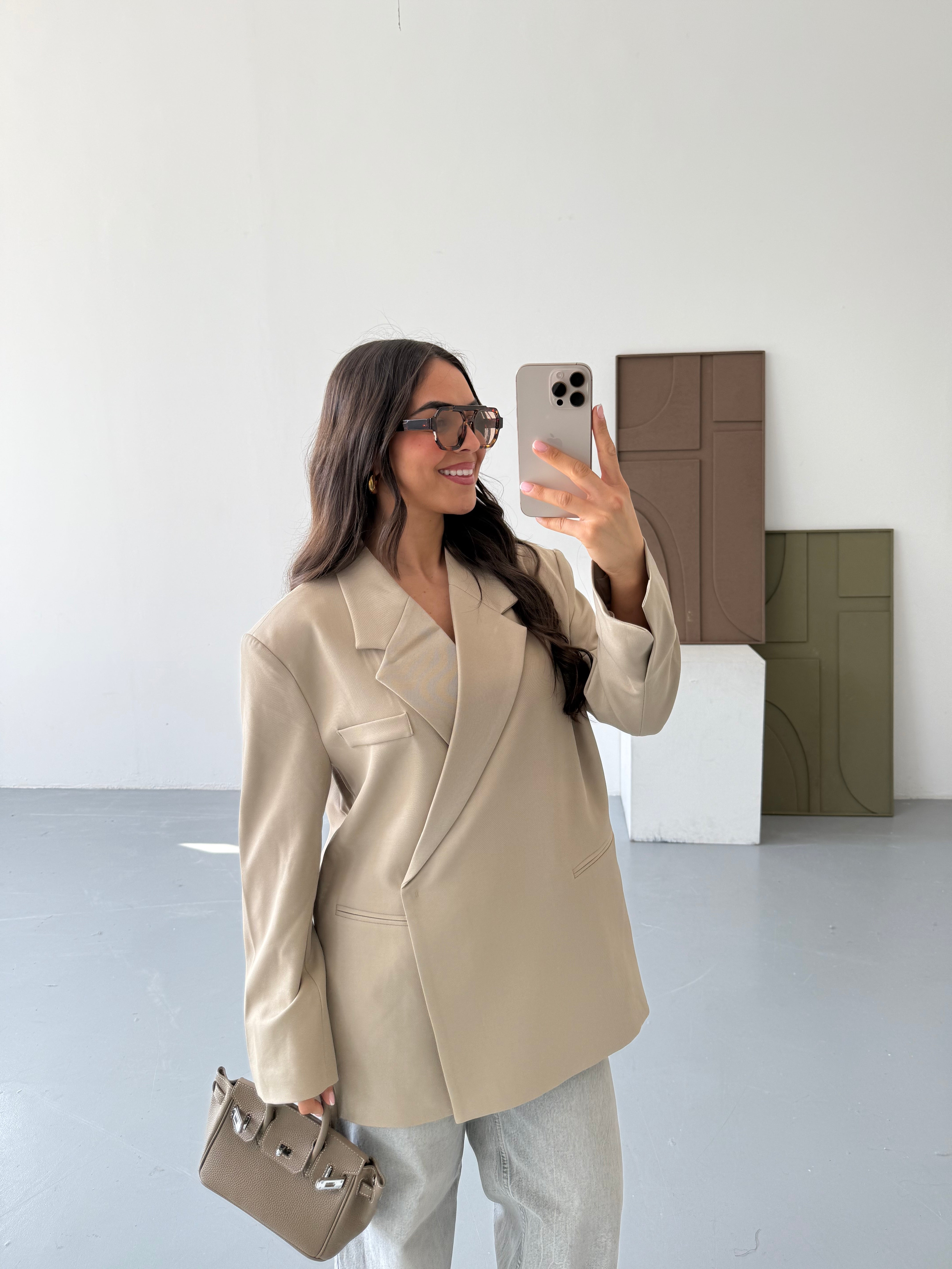 Blazer PARISIENNE beige (W24763)