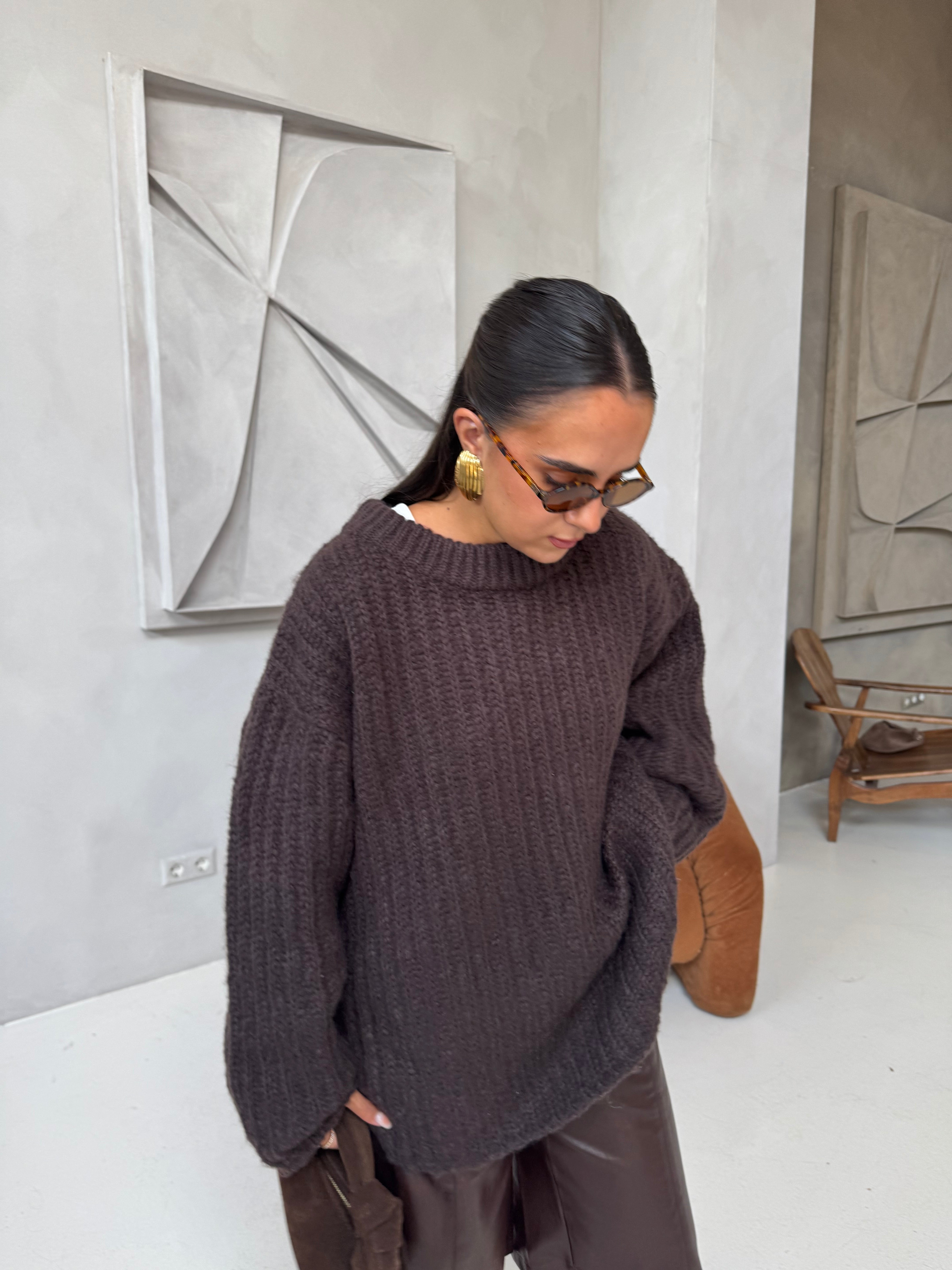 Pull DANIELA marron (LA2597)