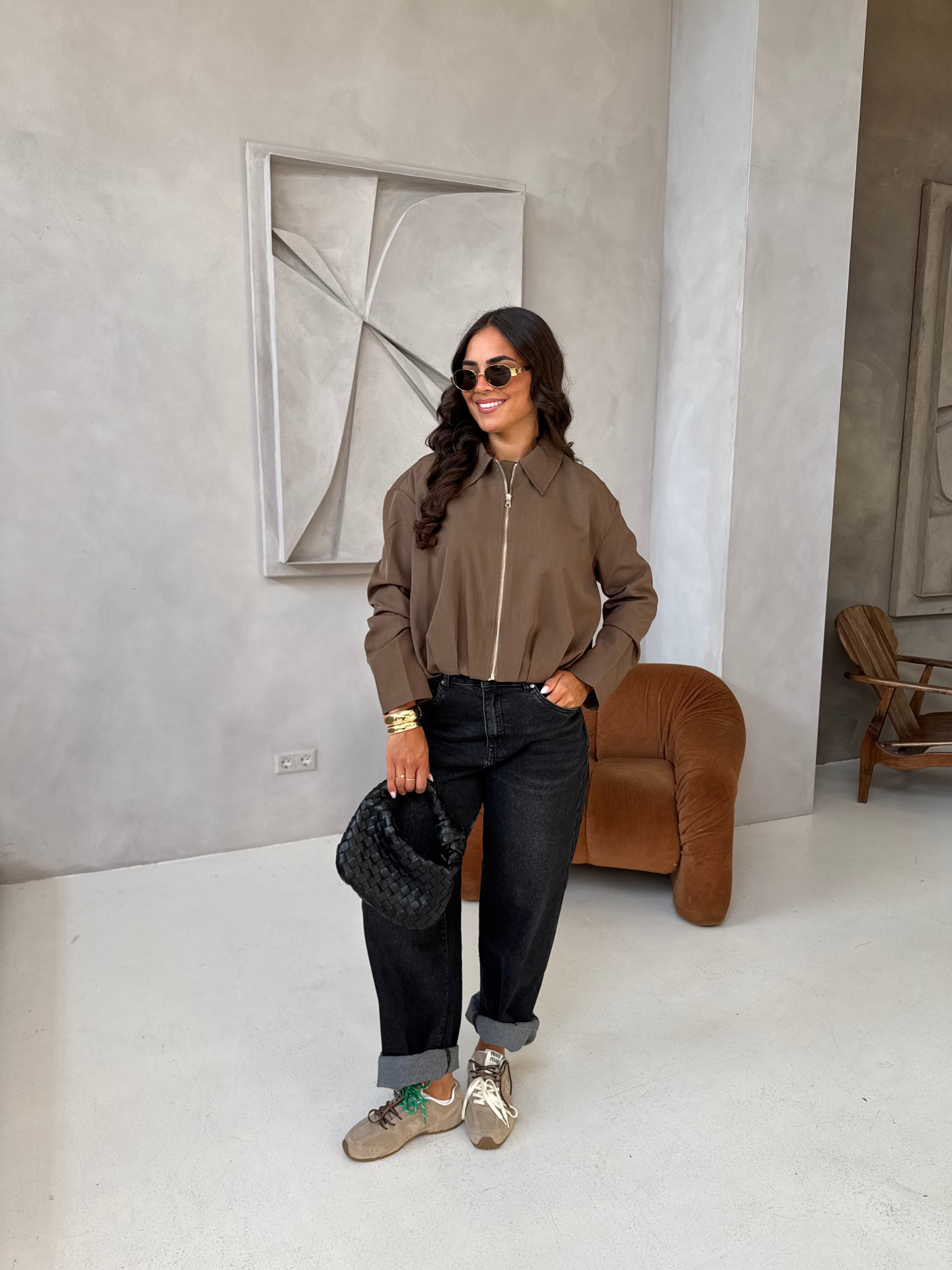 Veste Tyler marron