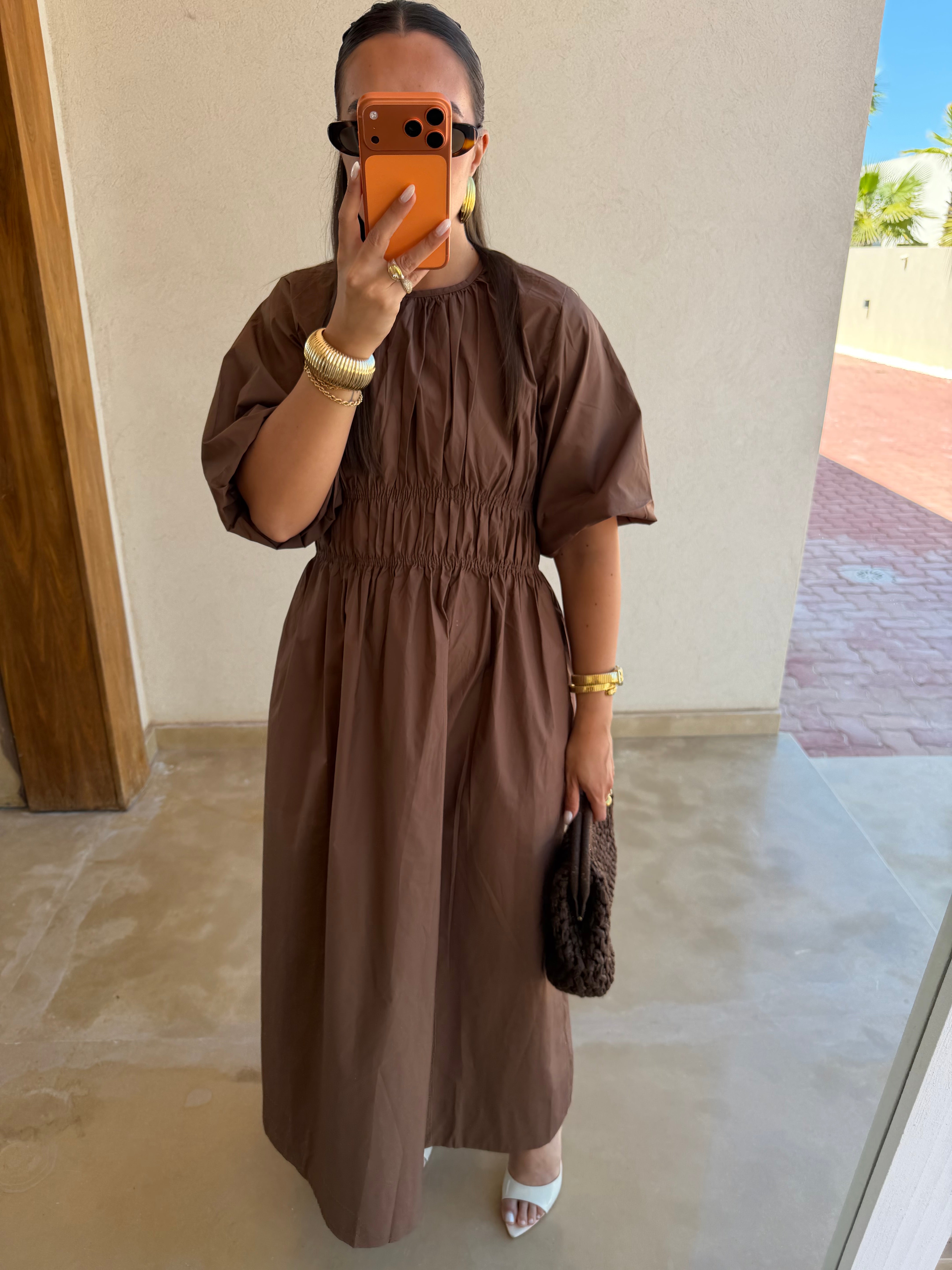 Robe JUNO marron (JY203)