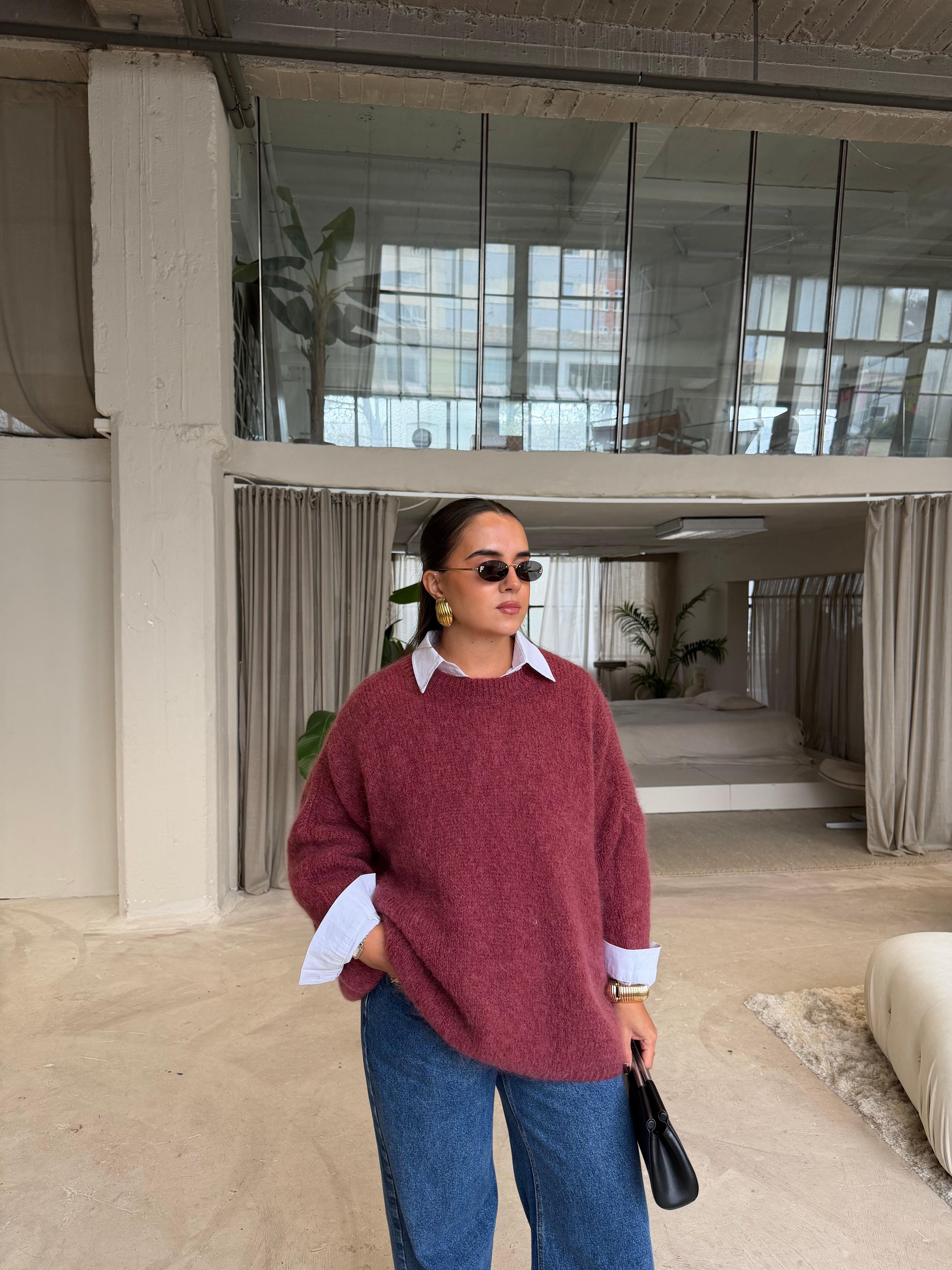 Pull MAYA Bordeaux (24010)