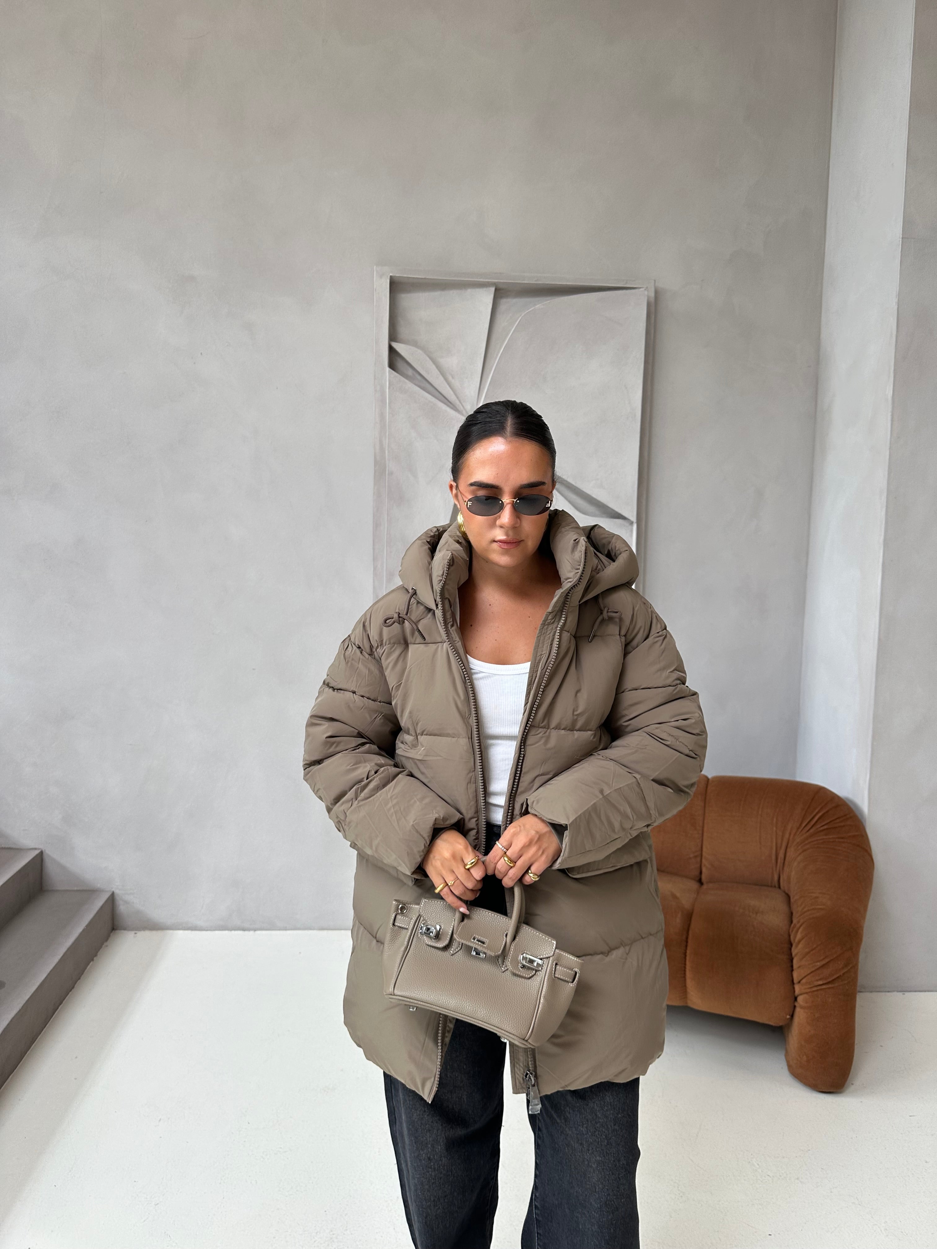 Doudoune ALANA taupe (fc7613)