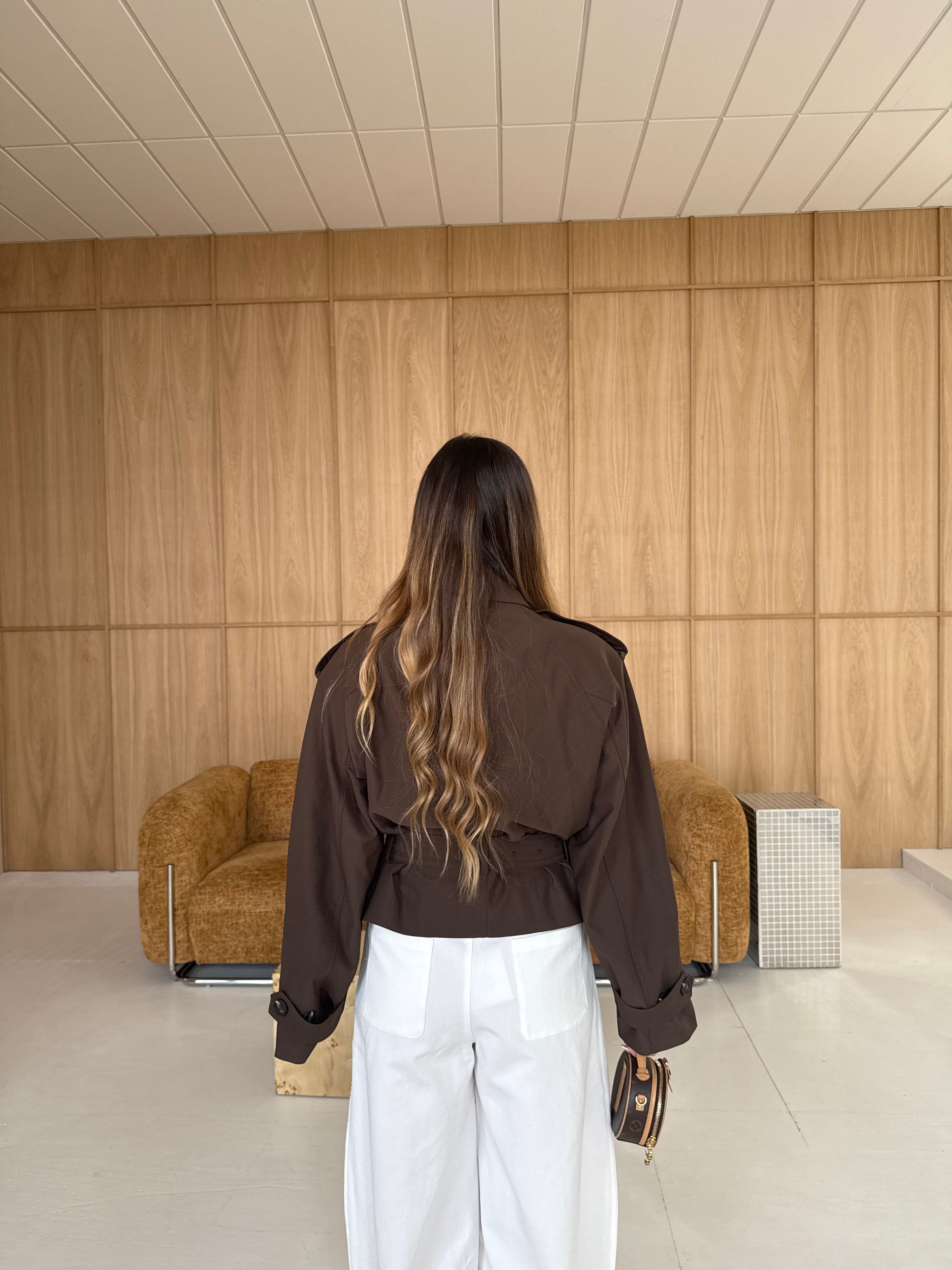 Trench court ANDREA marron (W25257)