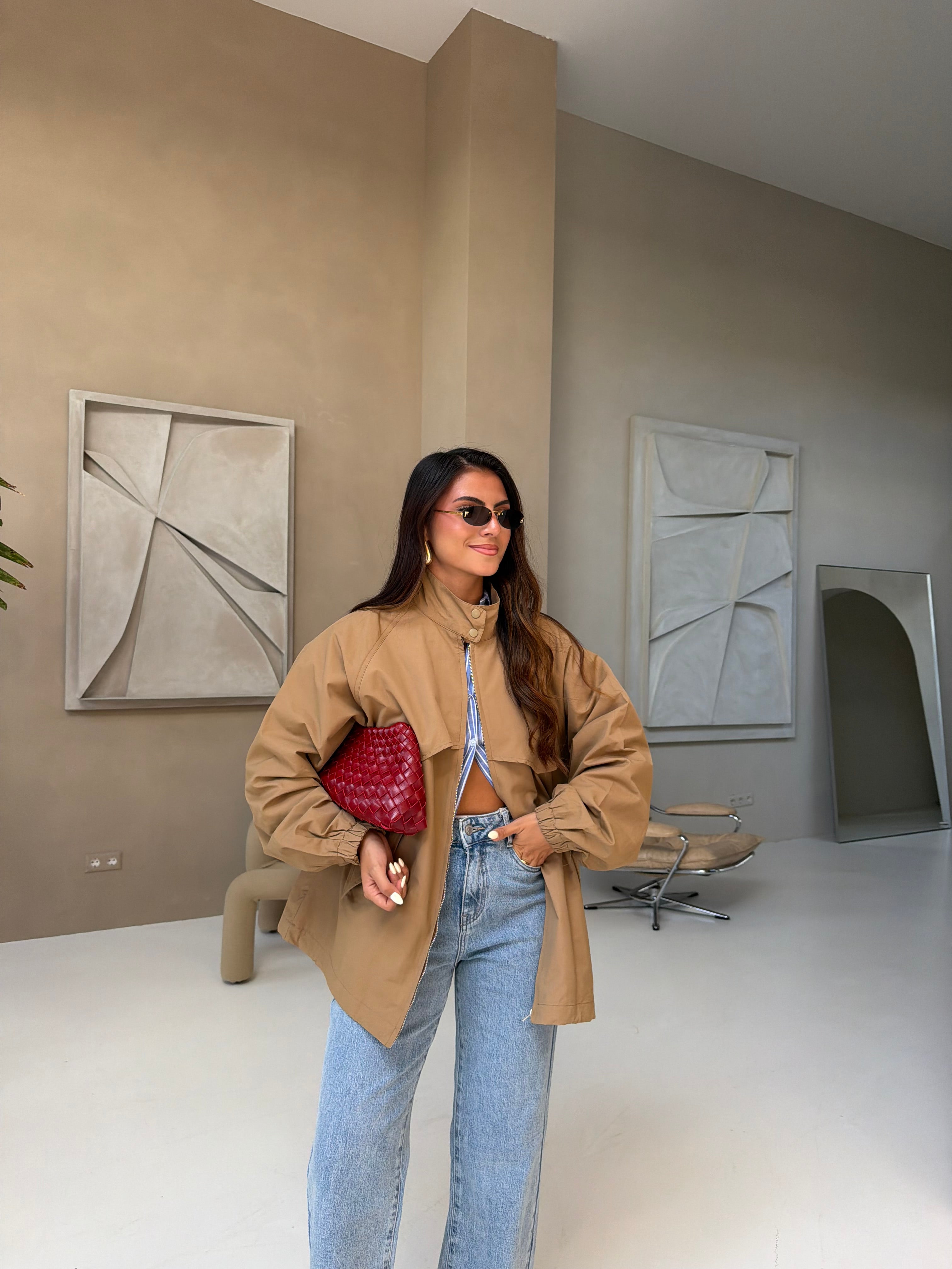 Parka OS camel (JYV021)