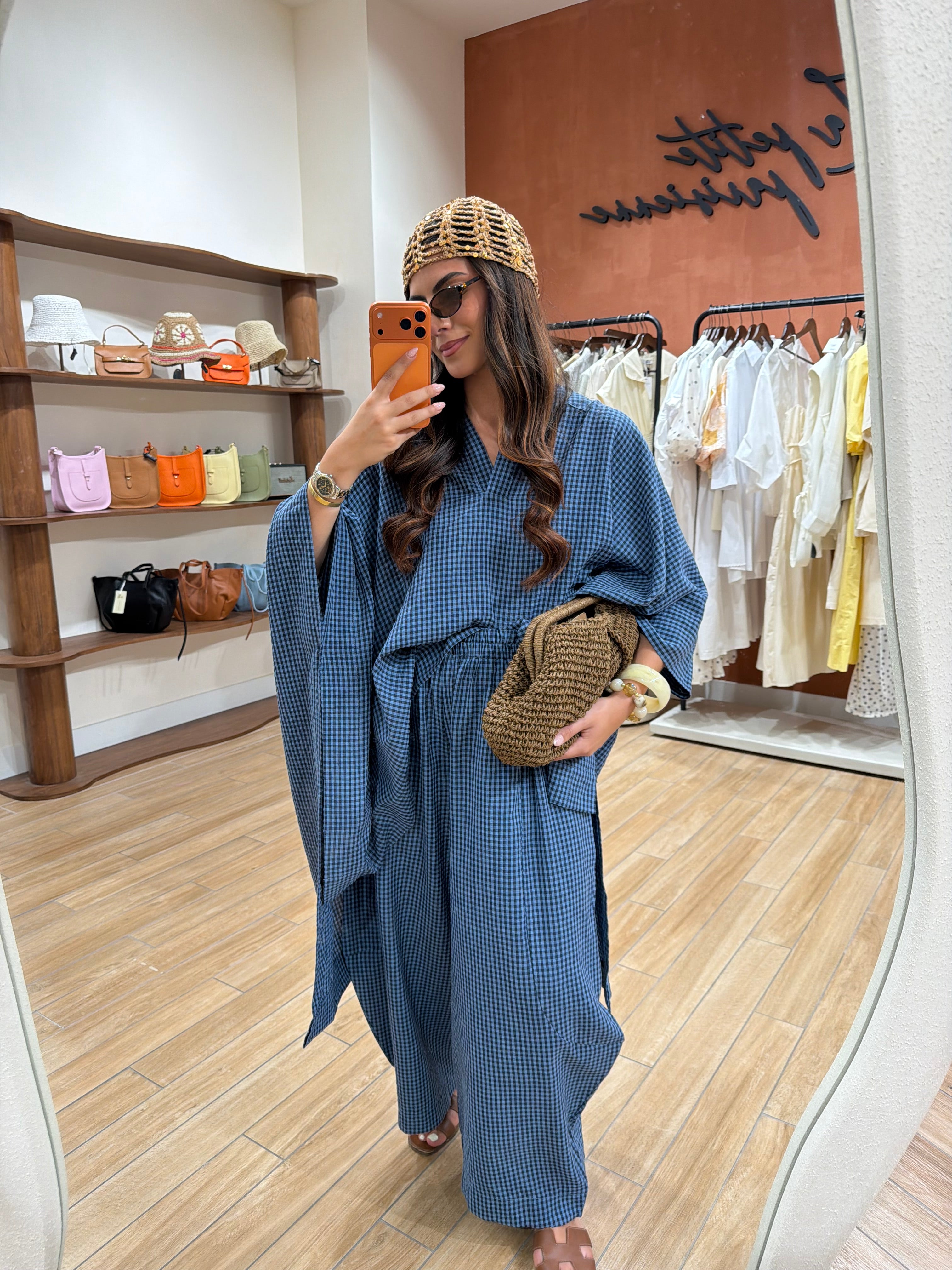 Ensemble Jannet bleu