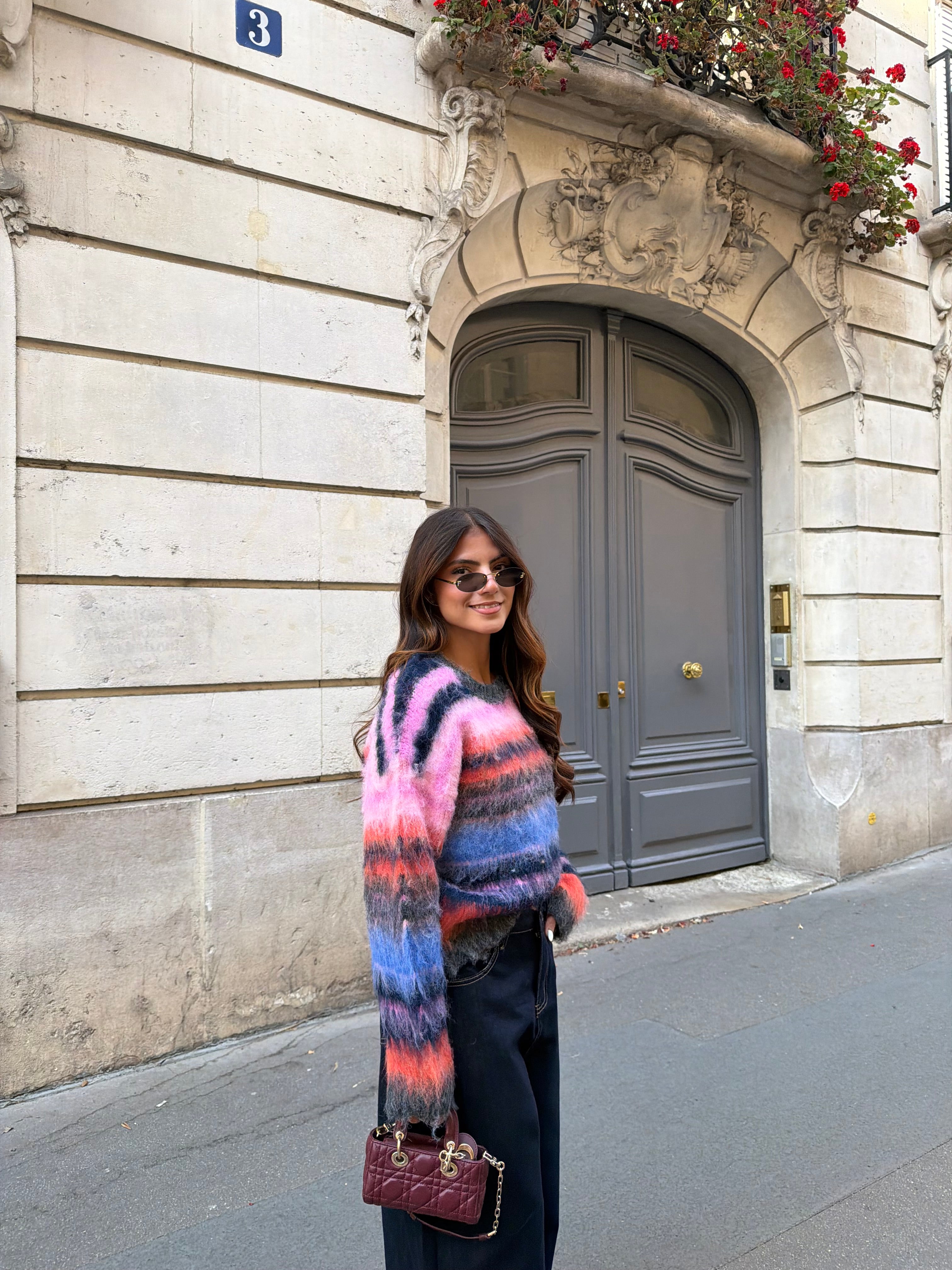 Pull COLOR bleu gris (2681)