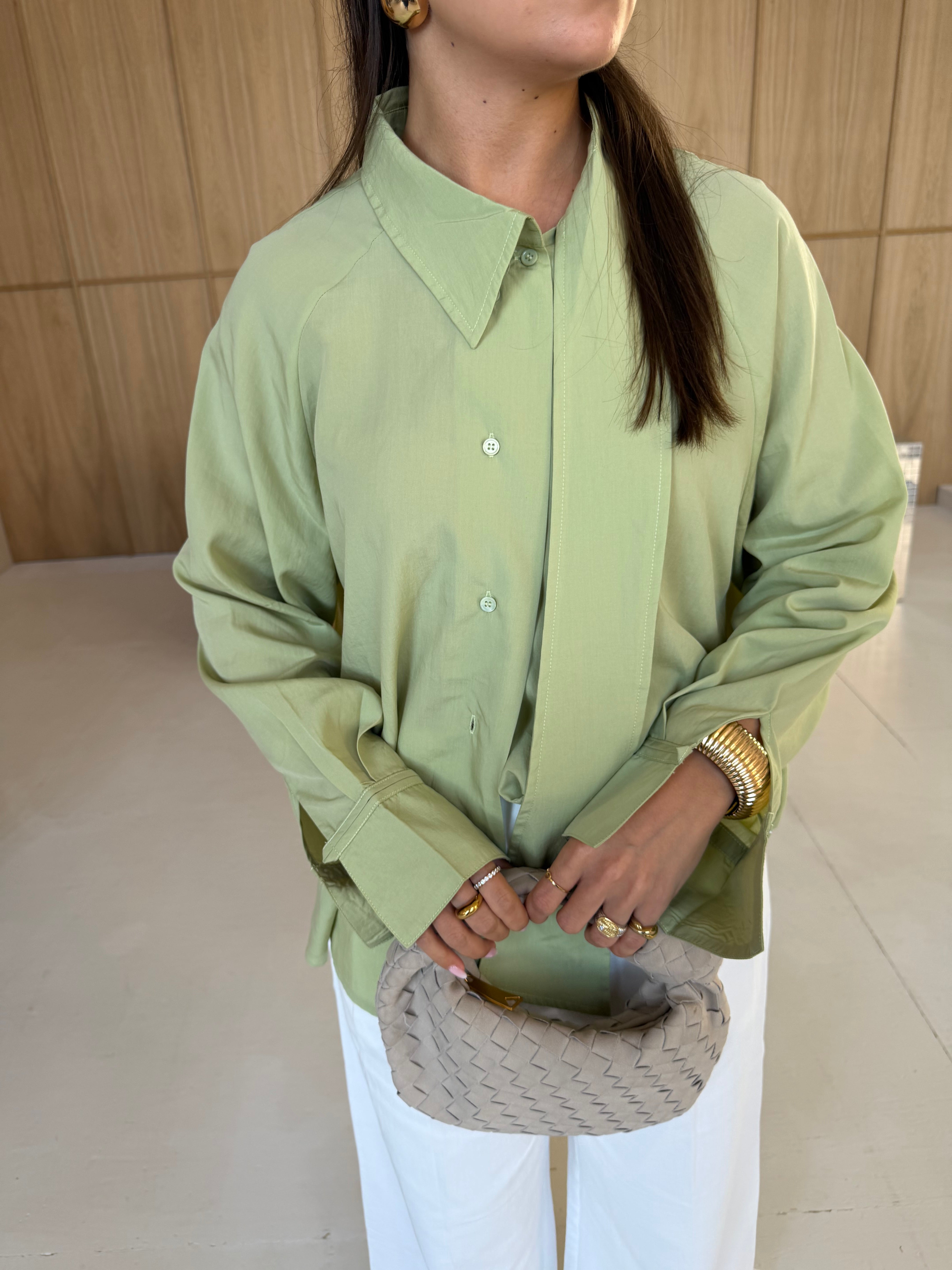 Chemise VENISE verte (23933)