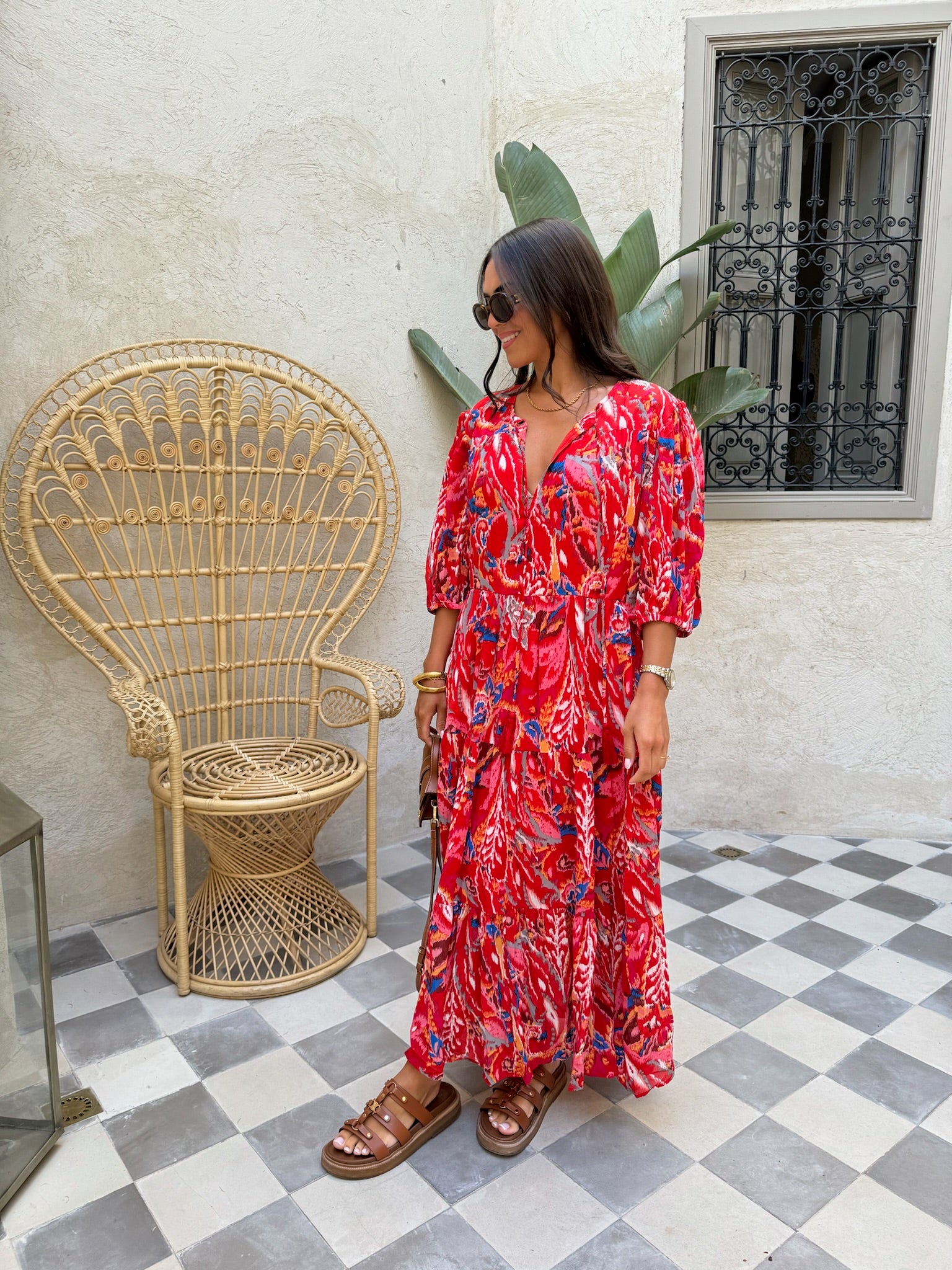 Robe MAYA rouge (63403)