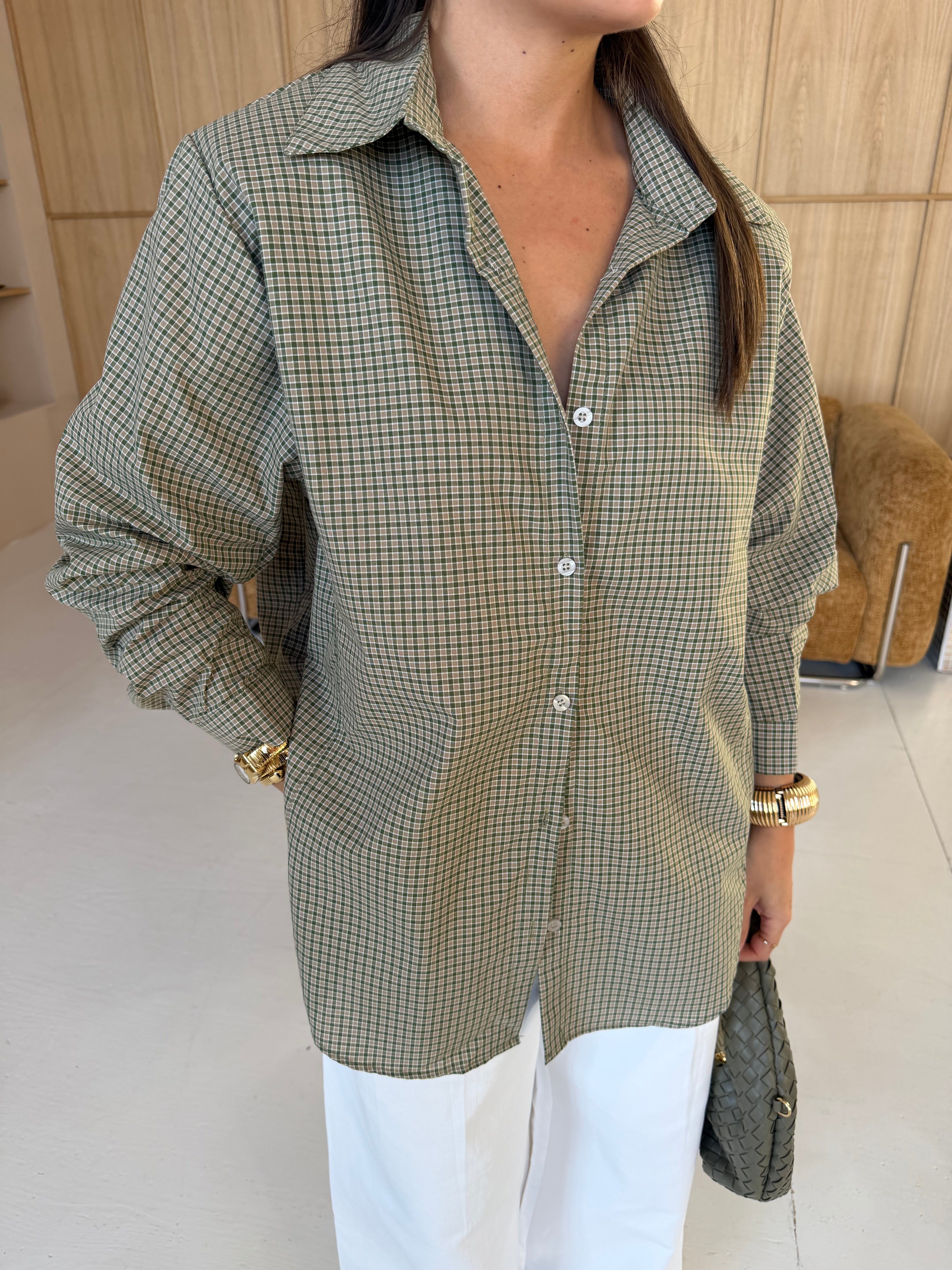 Chemise JOLIA verte