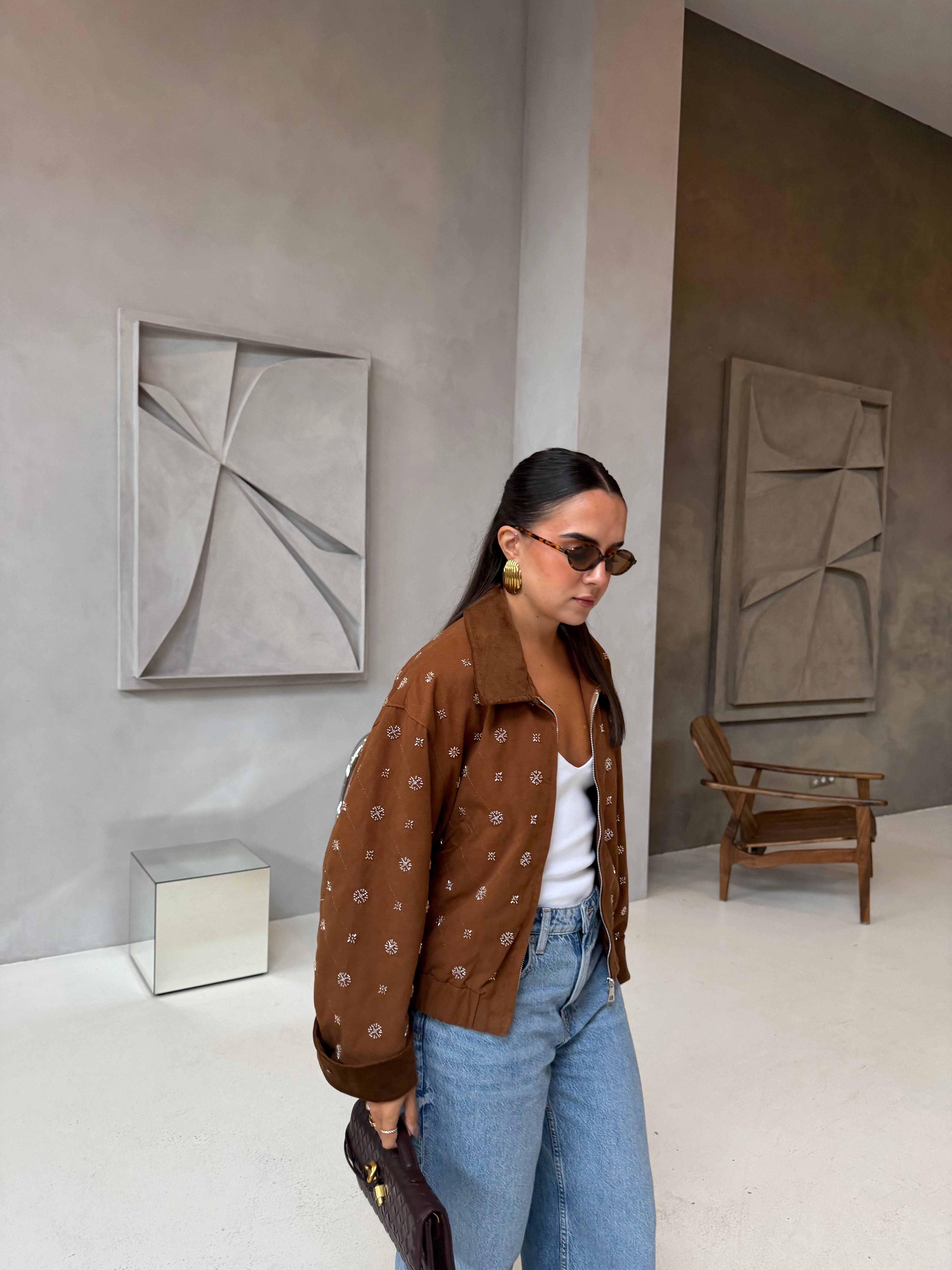 Veste DIAL marron (V11732)