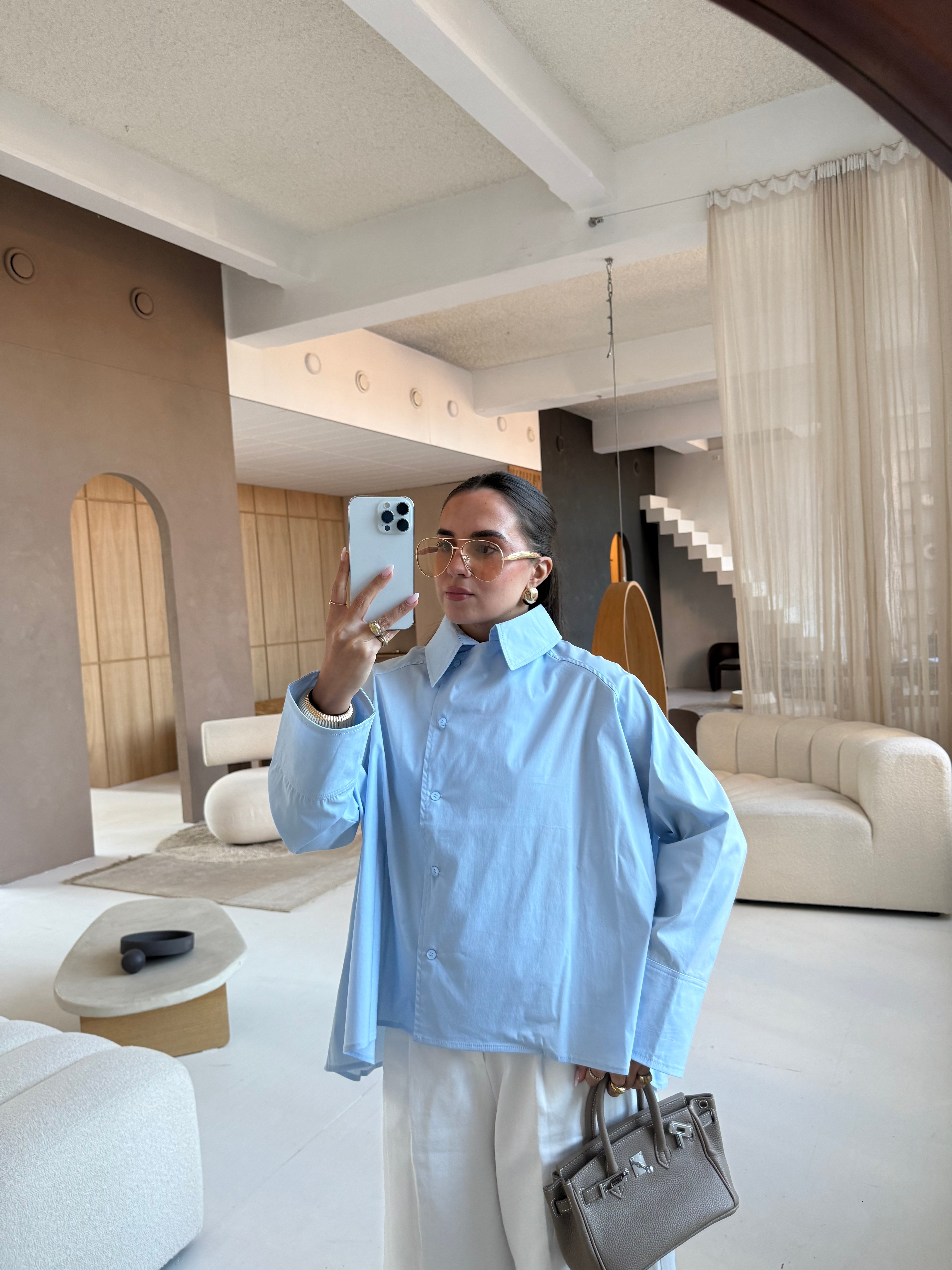 Chemise MARA bleue (RM824)