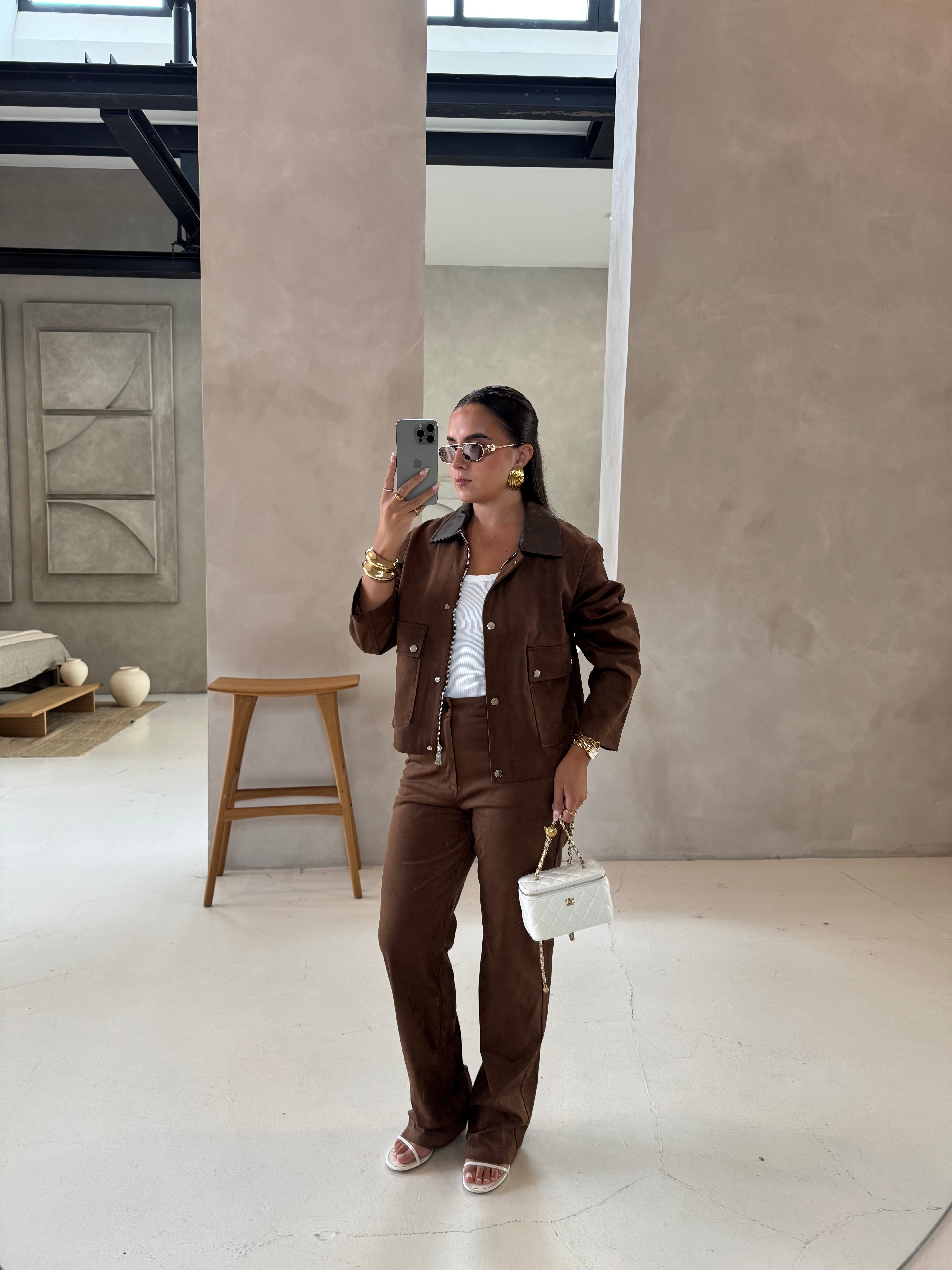 Veste BARBIA marron (V3333)