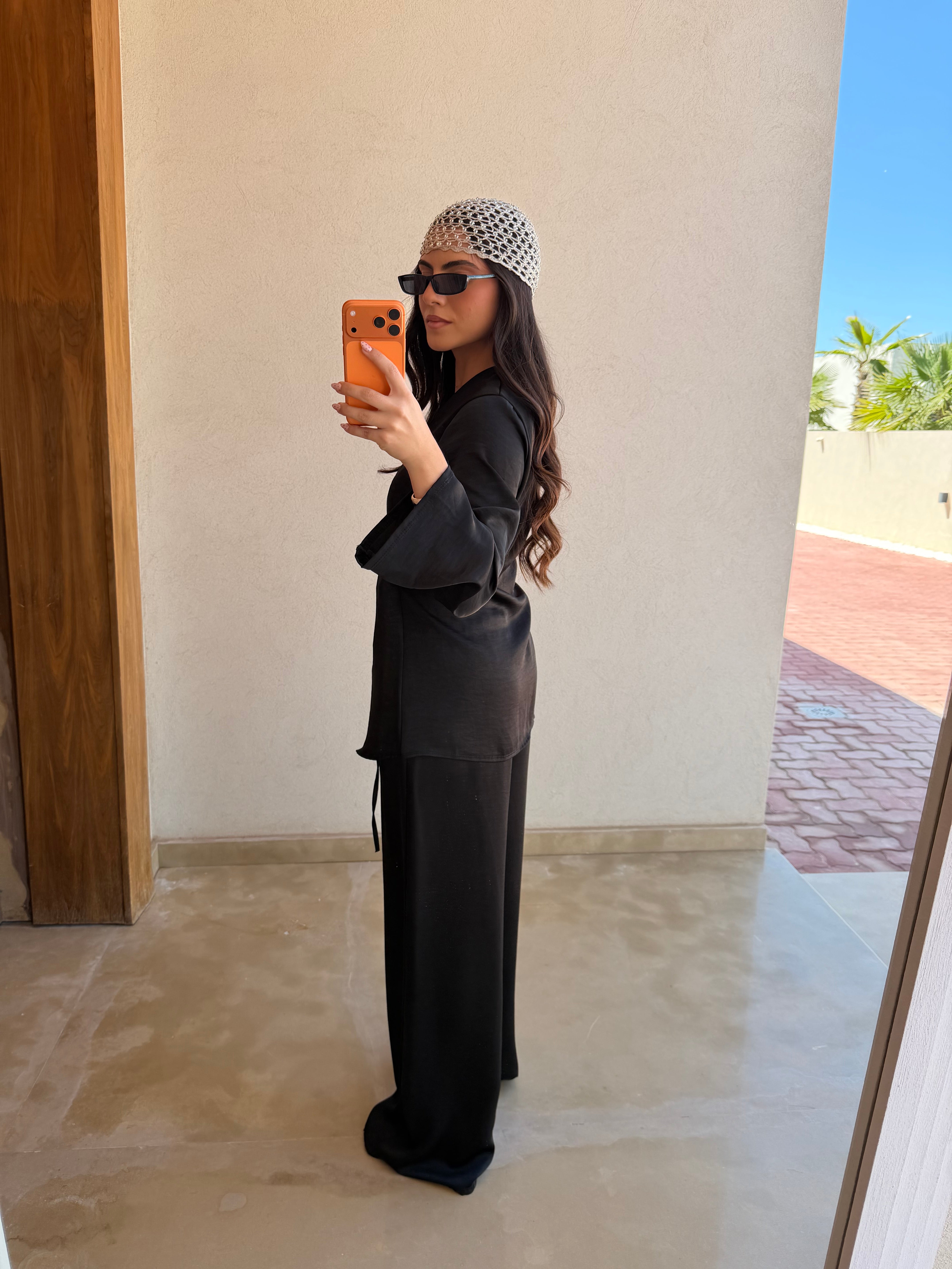 Ensemble SATIN noir