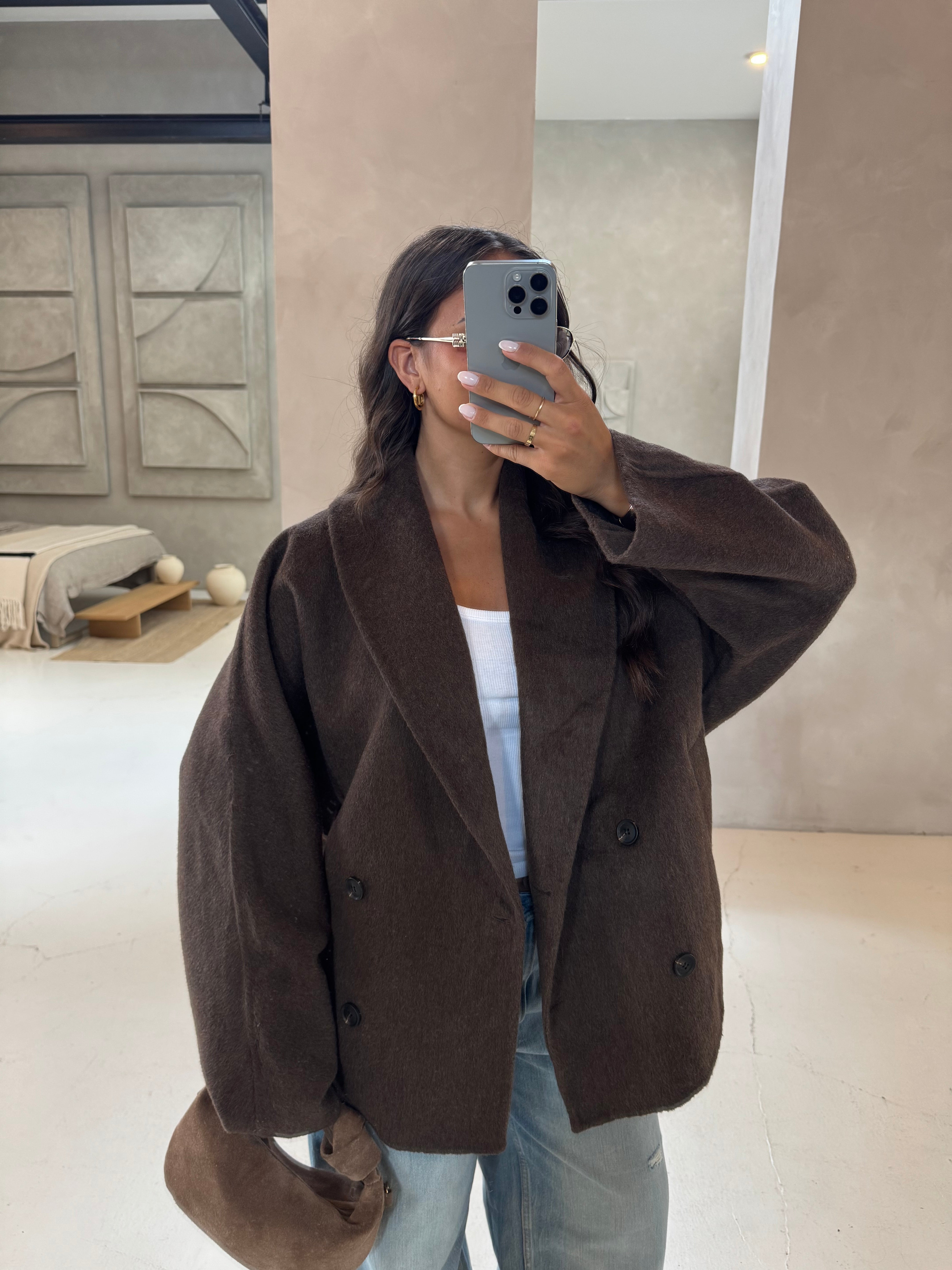 Manteau MV LAINE marron