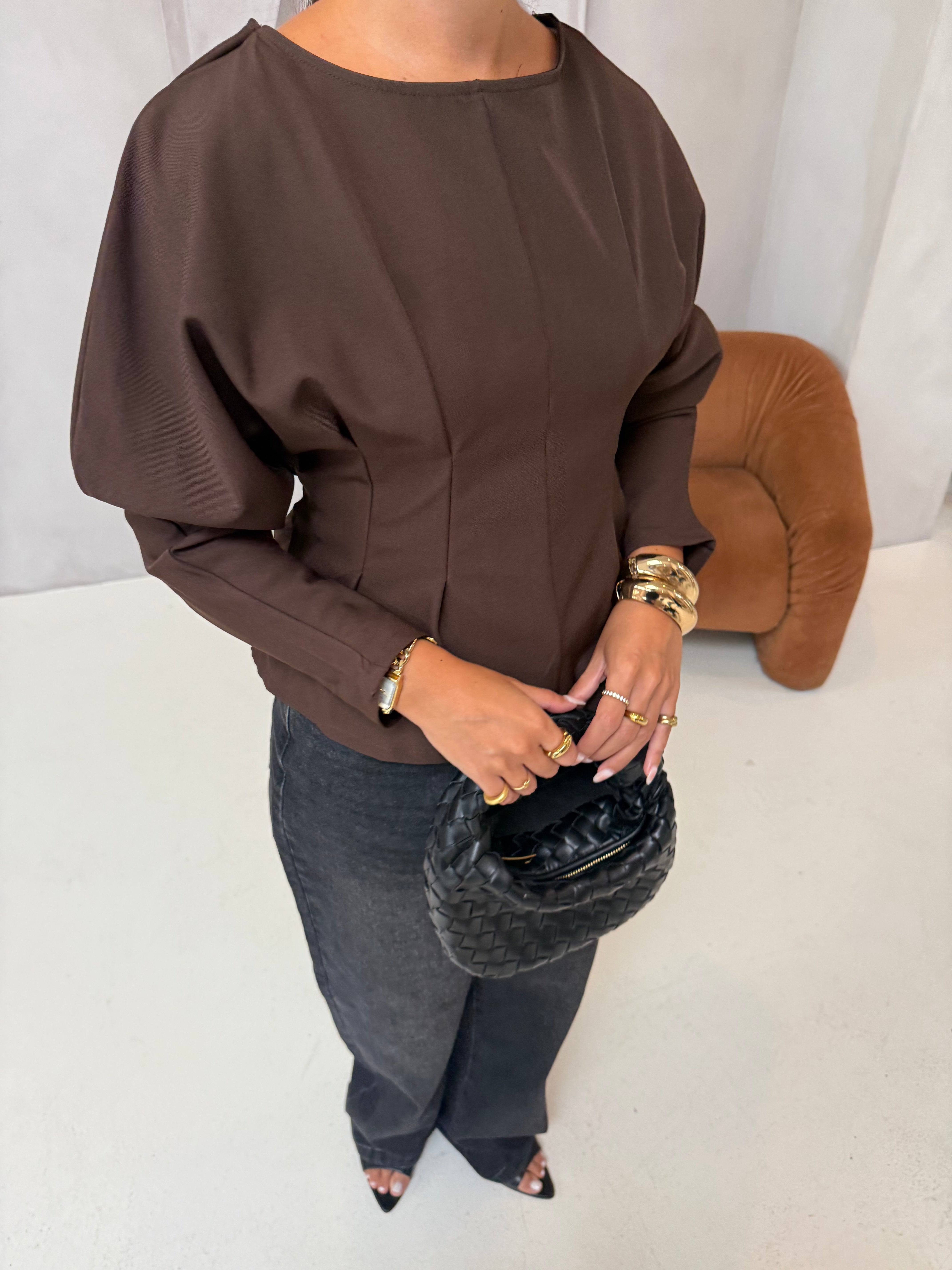 Top DEBA marron (25cy910)